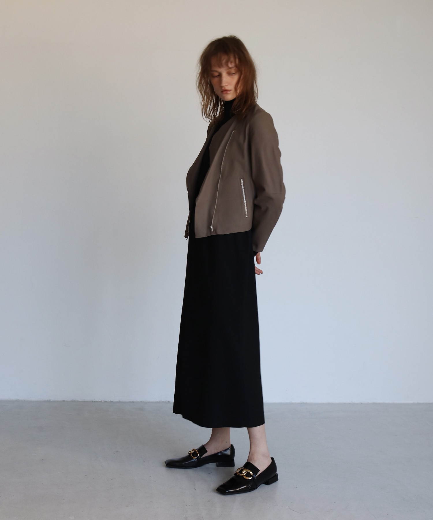 30%OFF SALE セール 新品未使用 RAWTUS SQUARE HEM ZIP UP CARDIGAN
