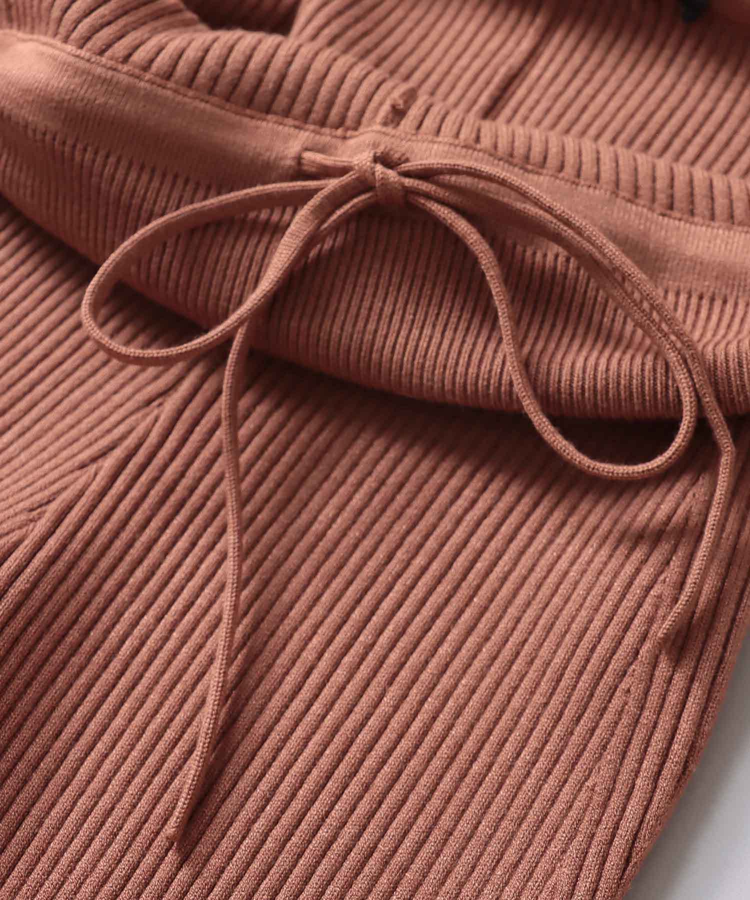 ＜VENIT＞STRETCH RIB PANTS