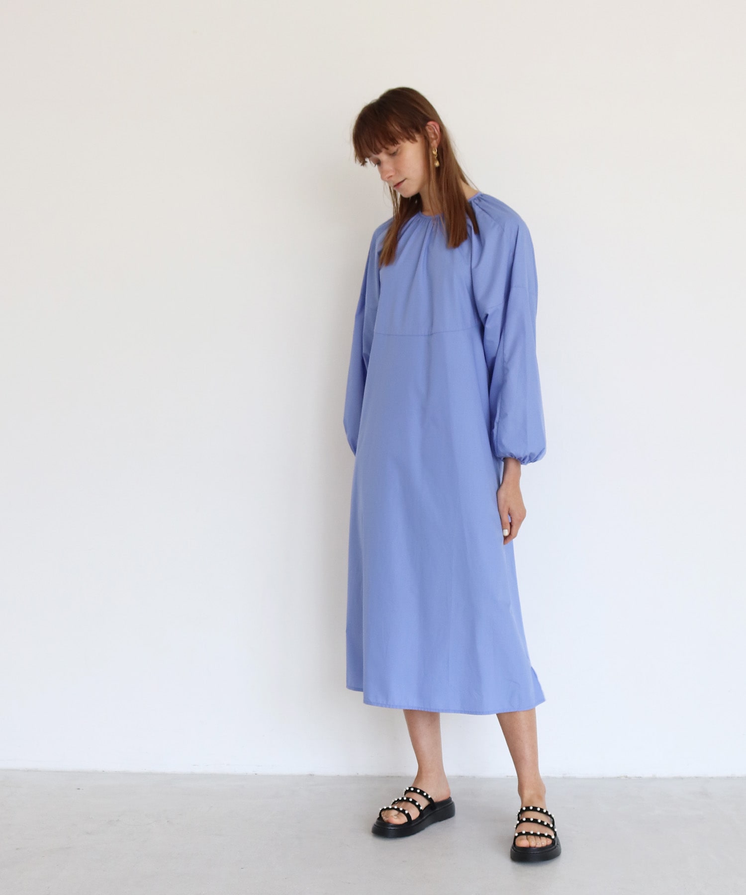 ＜Sugar Rose＞volume sleeve shirts dress