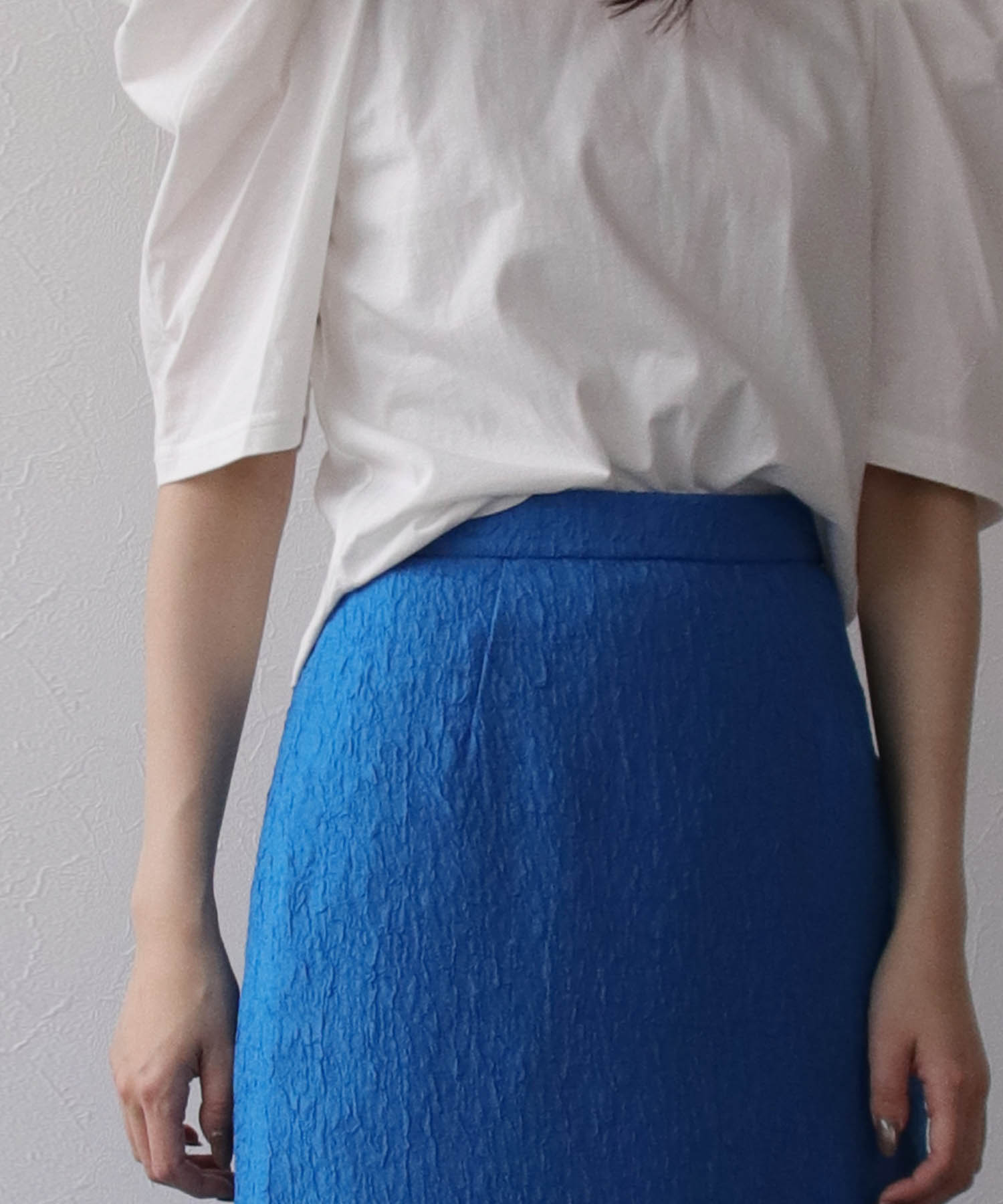 ＜B7＞shiny flare skirt