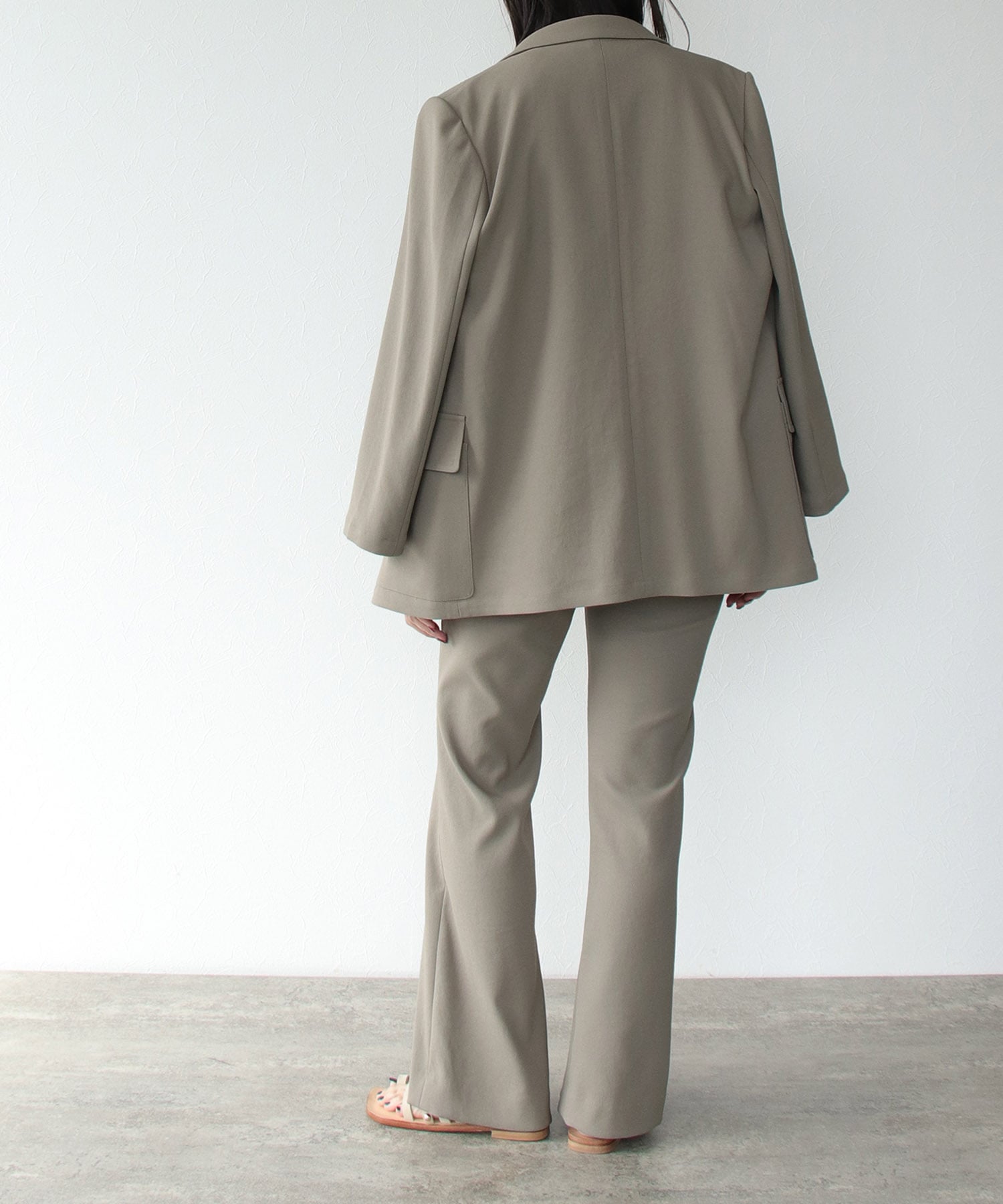 ＜B7＞air wash flare pants