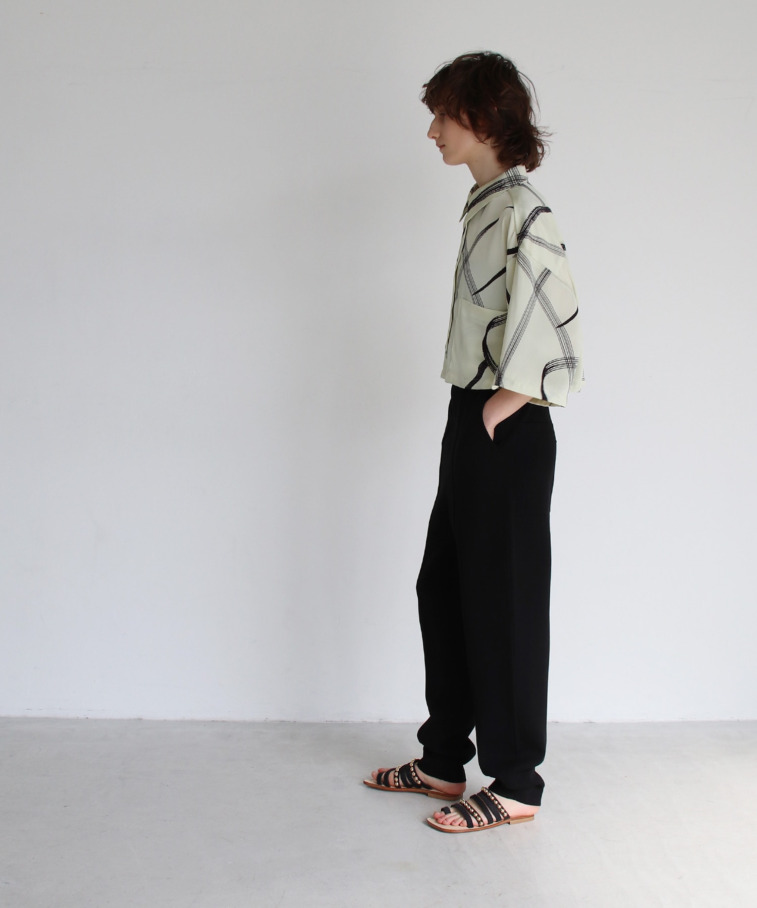＜VENIT＞DOUBLE FACE KNIT PANT
