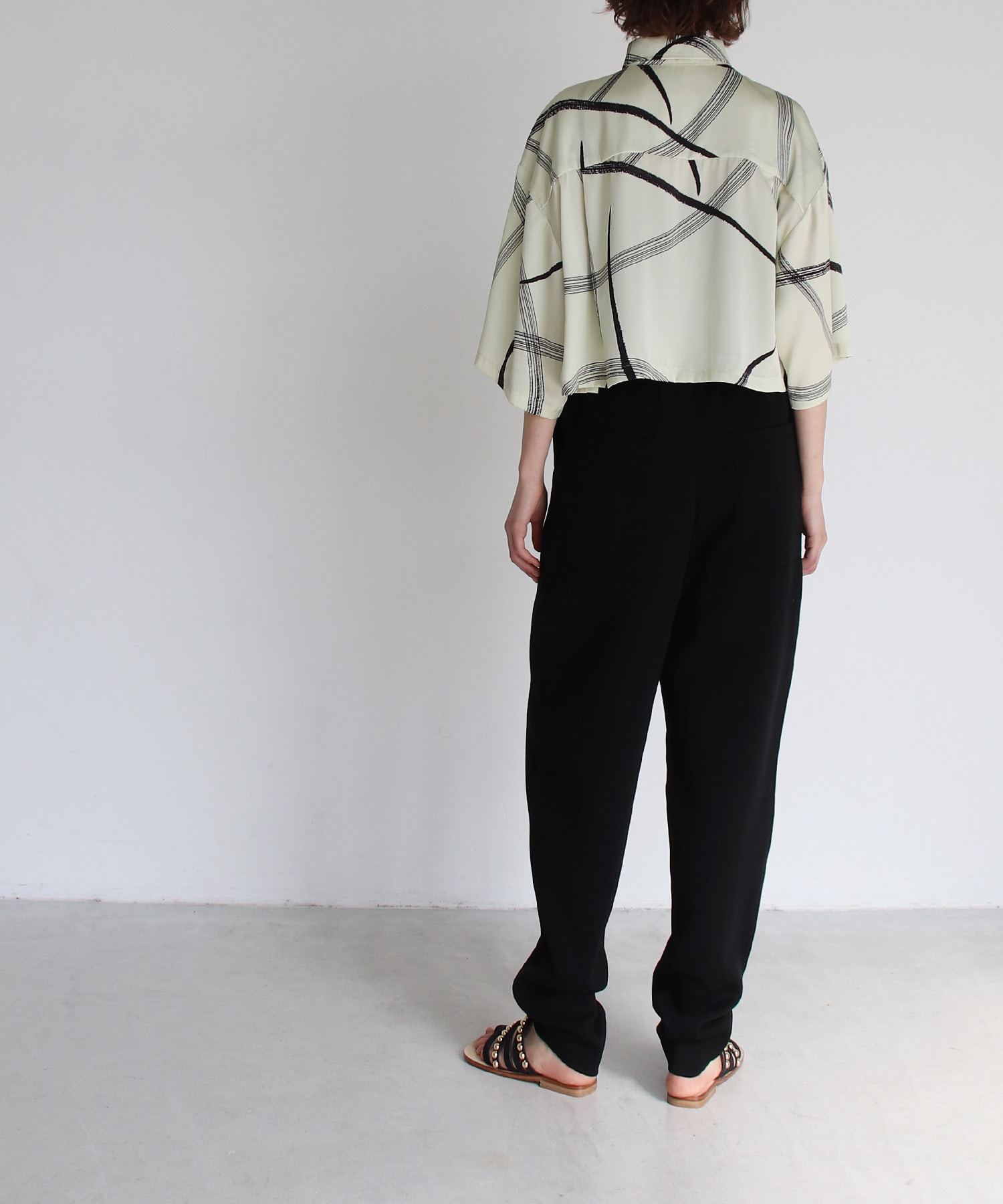 ＜VENIT＞DOUBLE FACE KNIT PANT