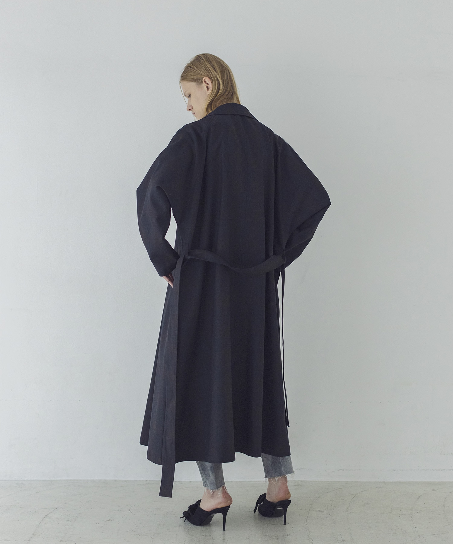 Hart>wool check long coat | AND ON JIONE STORE(アンドオン