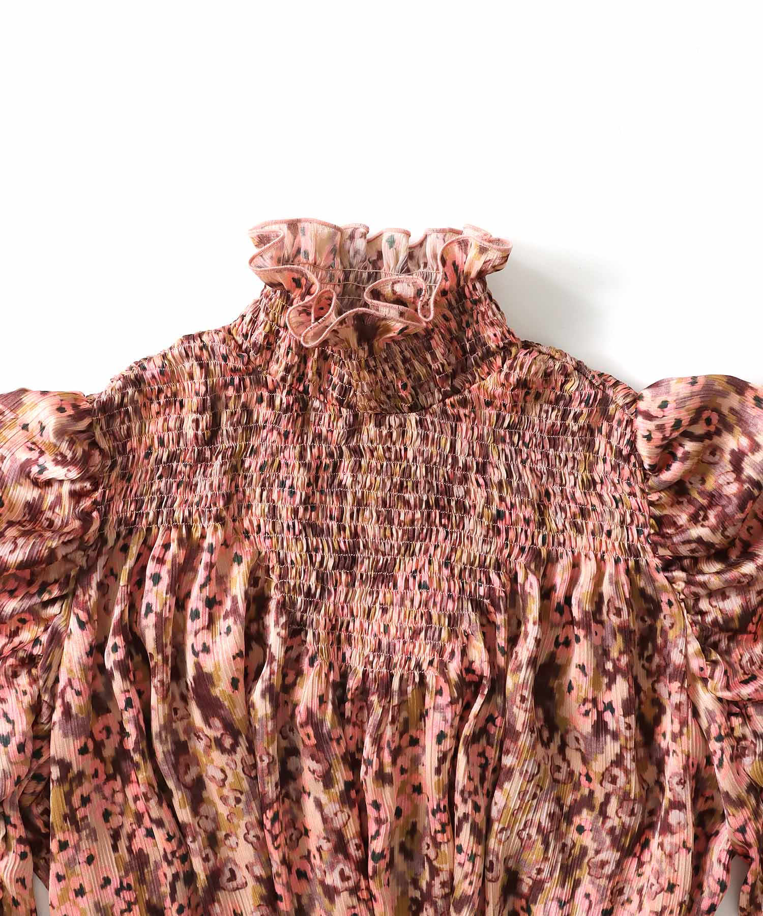 ＜VENIT＞sensitive flowers print blouse