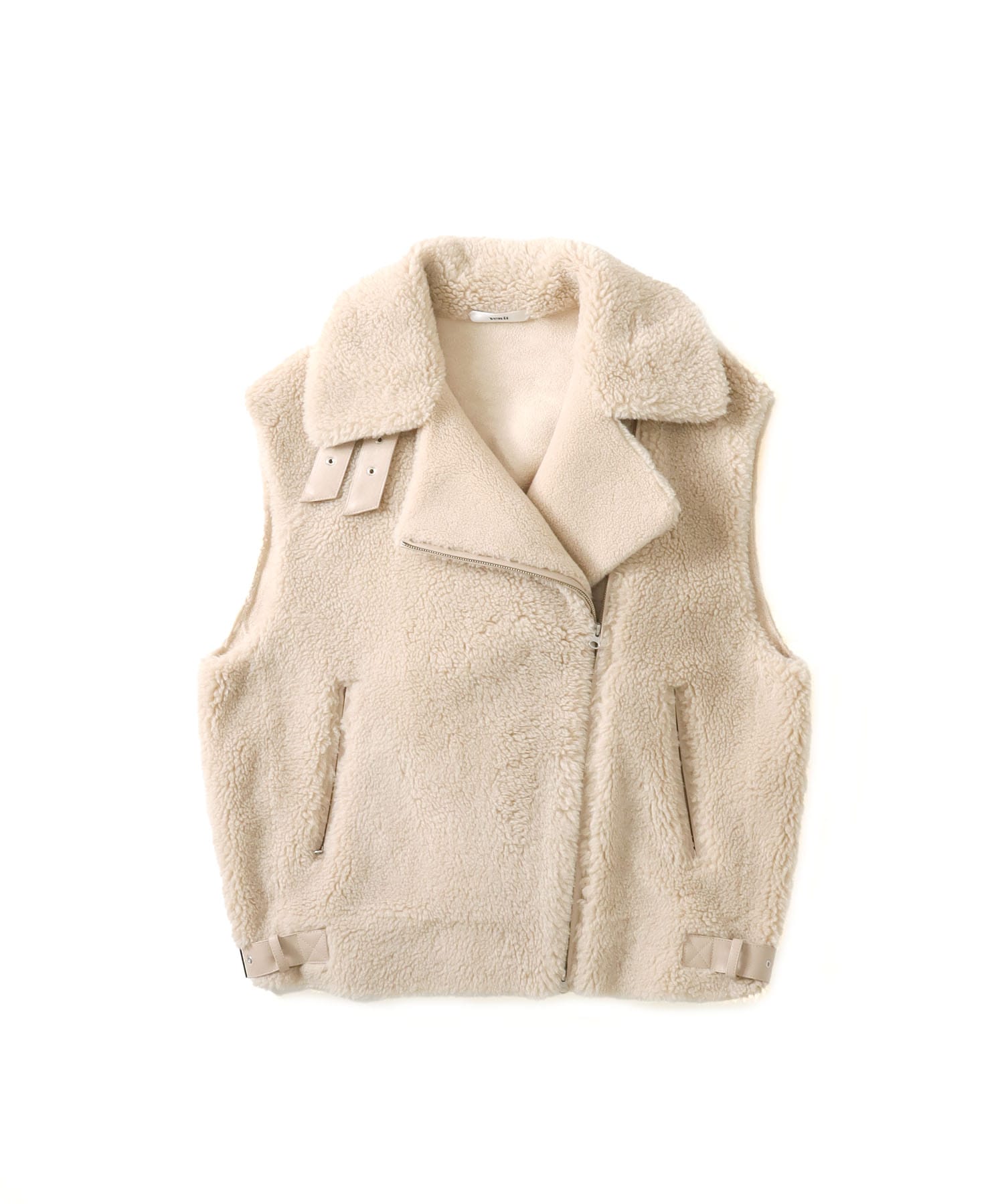 VENIT＞wool boa vest | AND ON JIONE STORE（アンドオン）ジオン商事