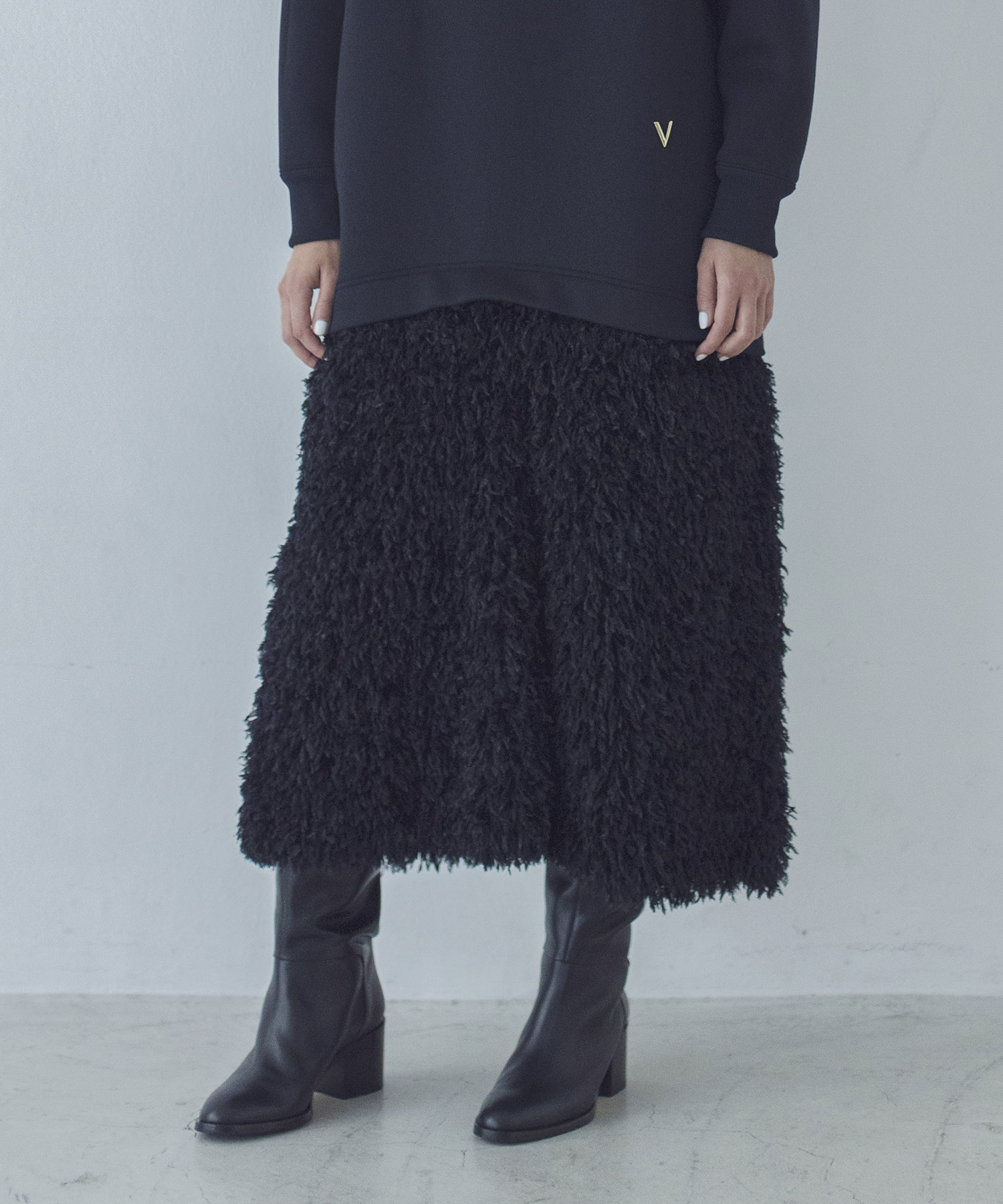 VENIT＞feather×bonding dress | AND ON JIONE STORE（アンドオン）ジオン商事公式オンラインストア