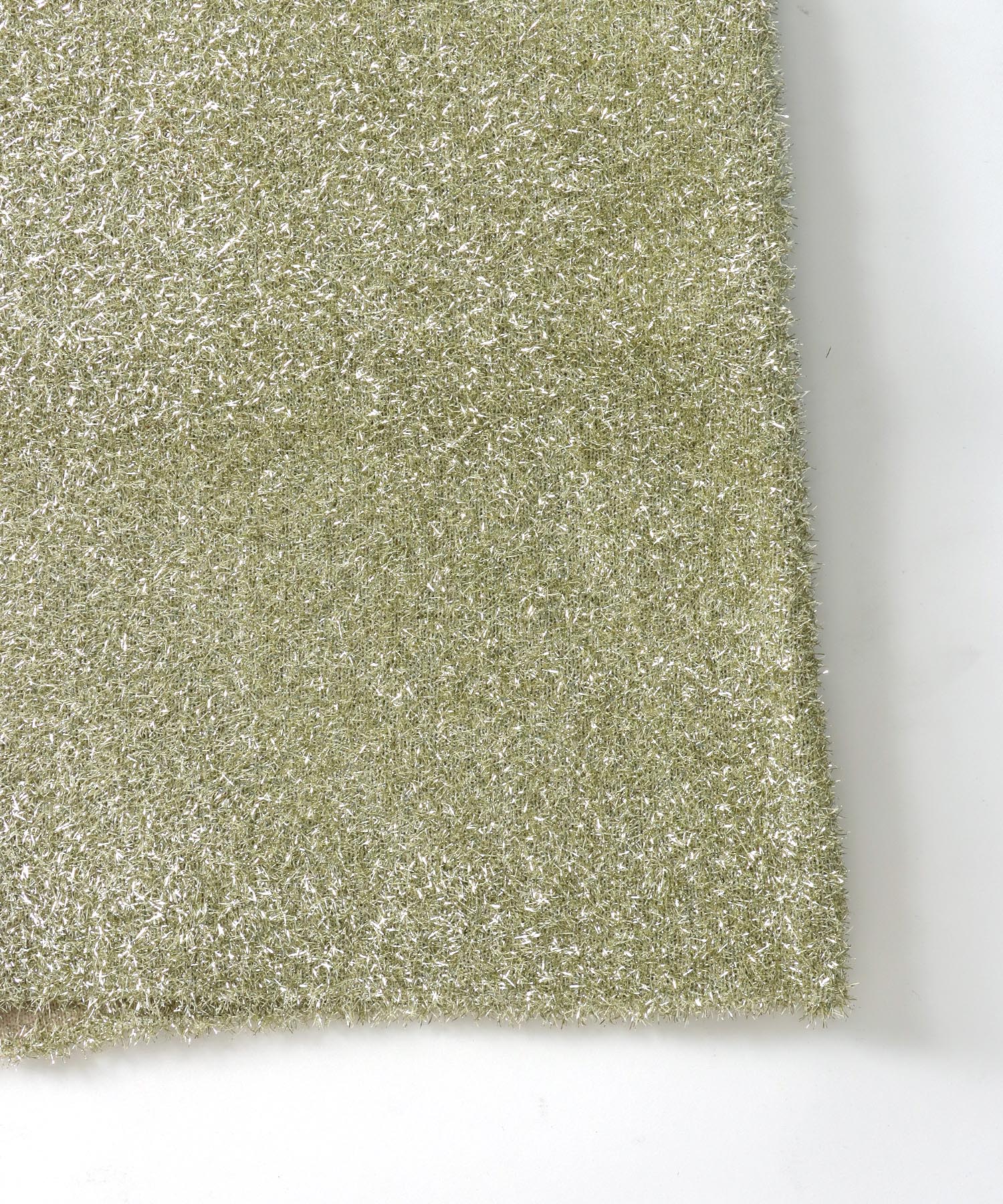 ＜VENIT＞metallic shaggy skirt
