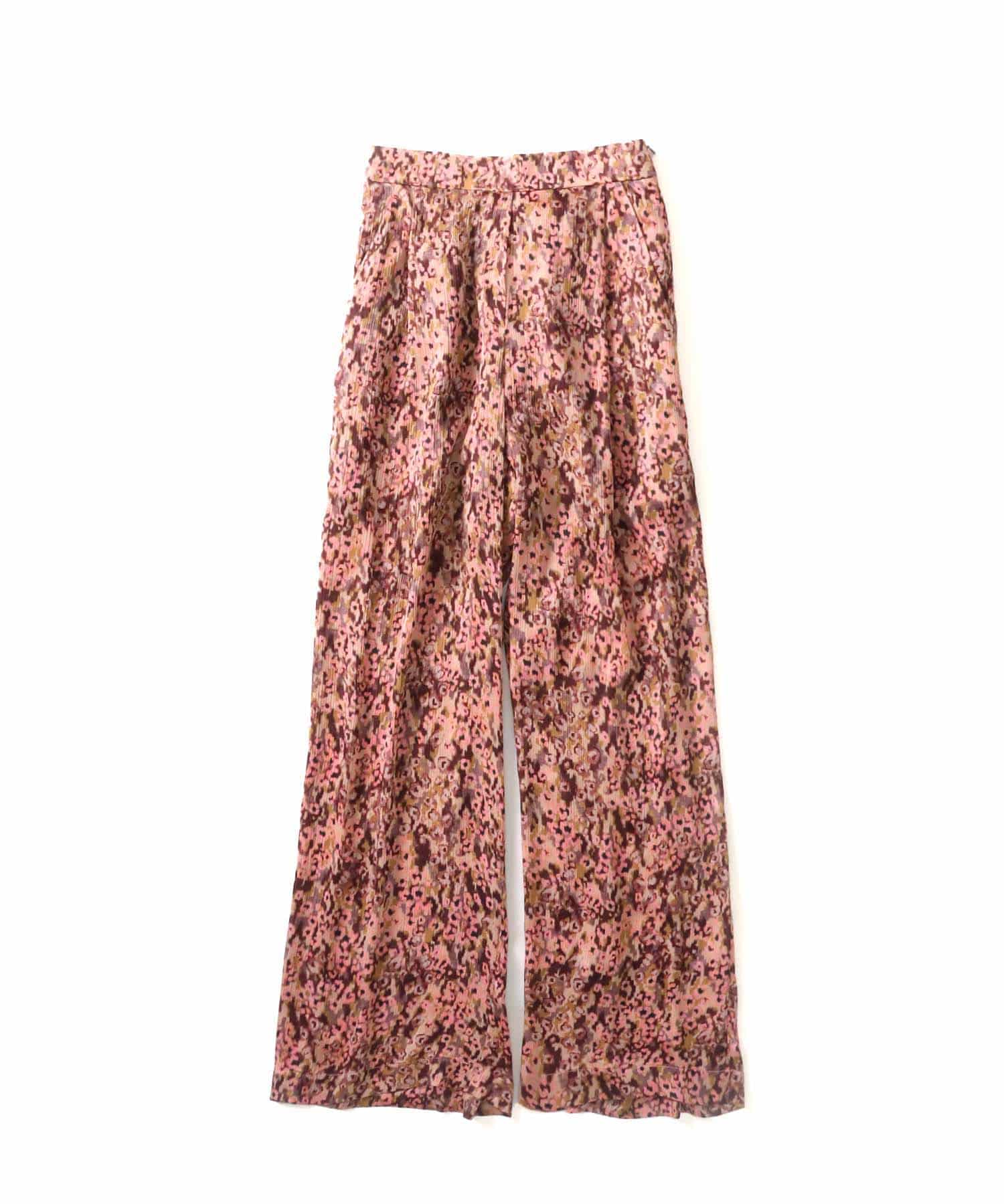 ＜VENIT＞sensitive flowers print pants