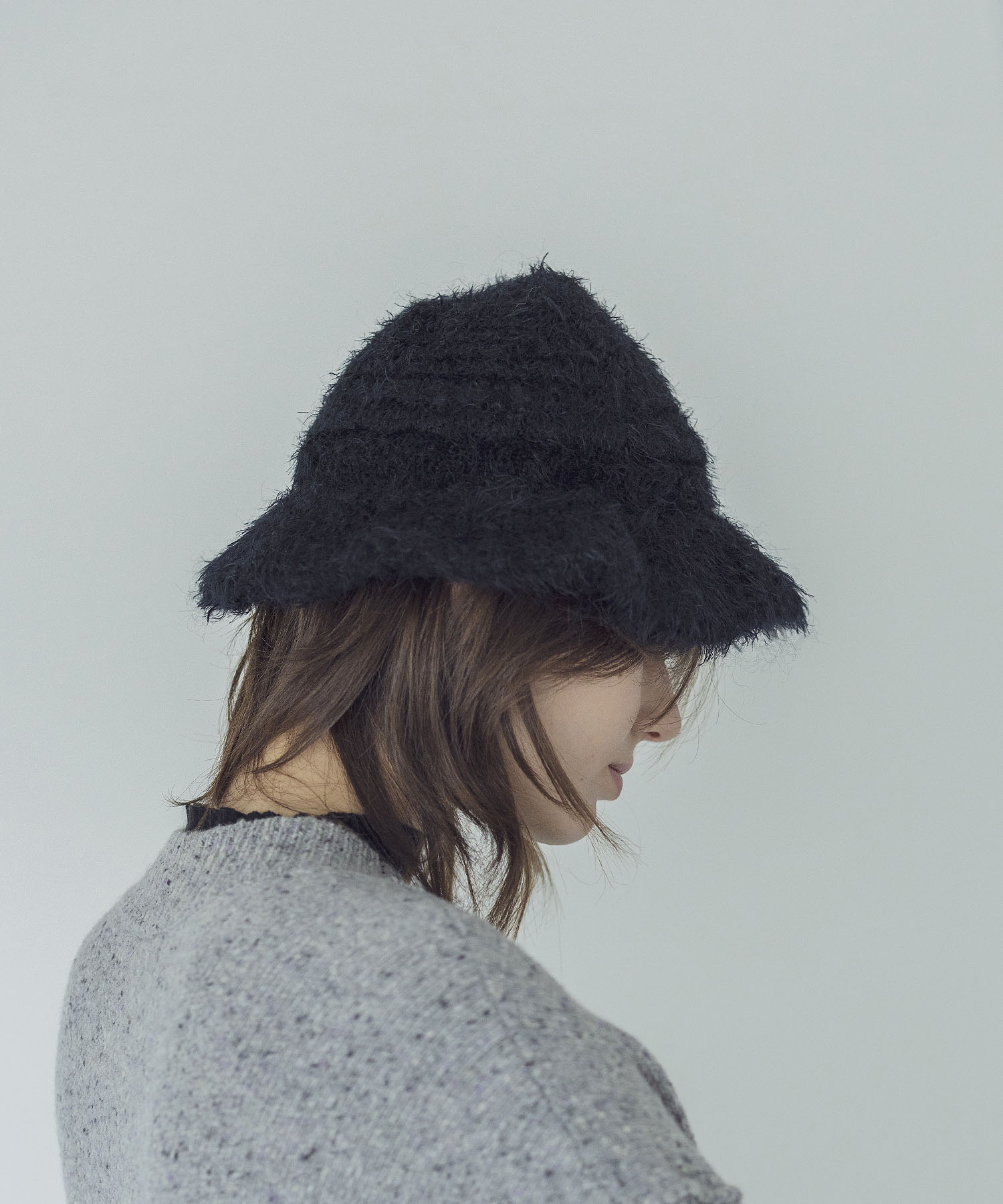 ＜ODAKHA＞shaggy knit hat