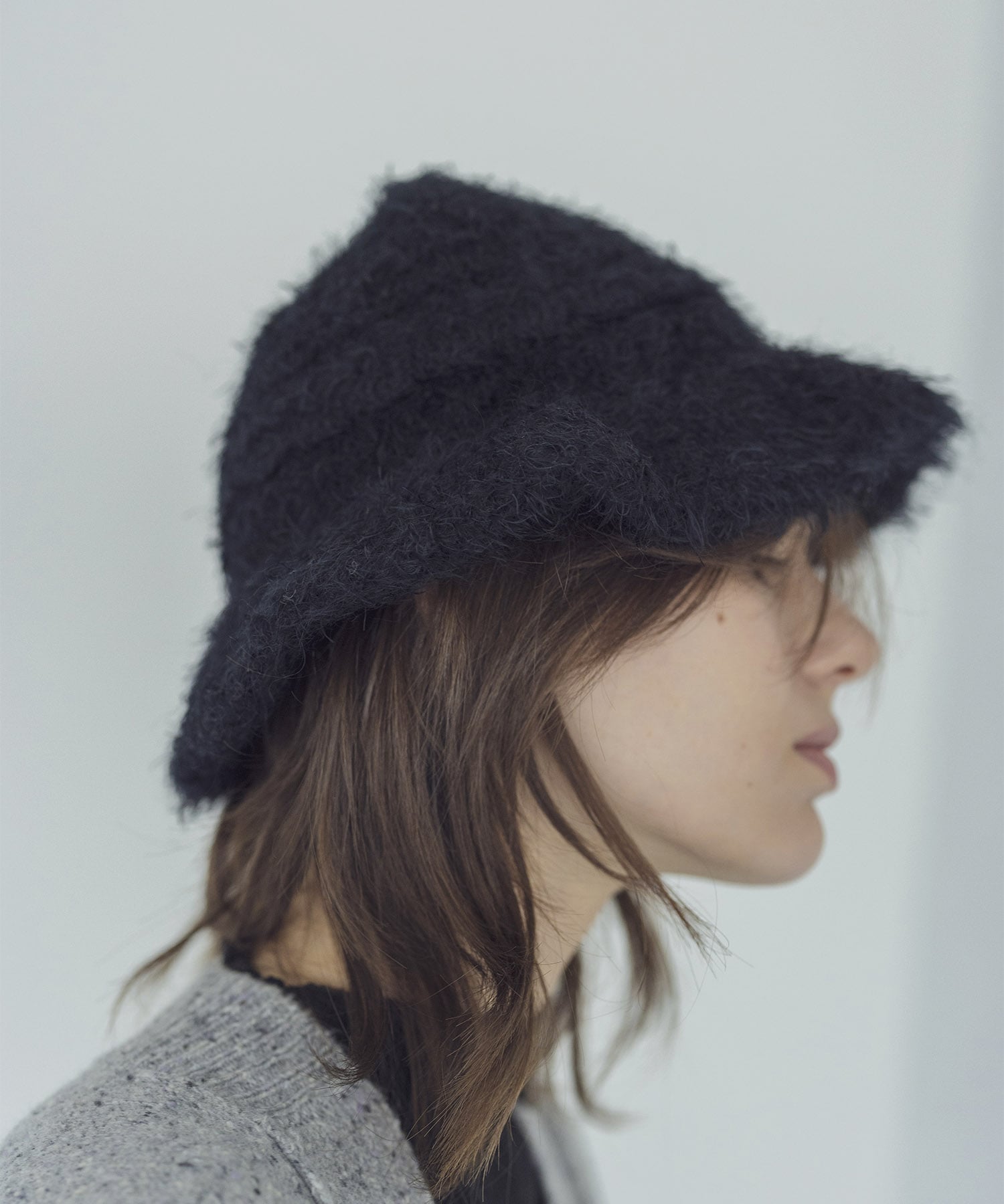 ＜ODAKHA＞shaggy knit hat