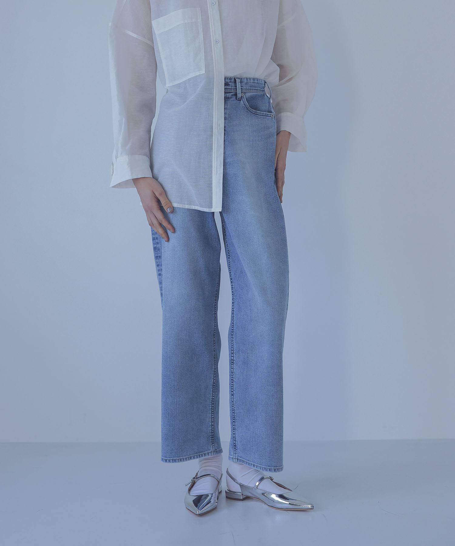 ＜YANUK＞JOAN really light denim