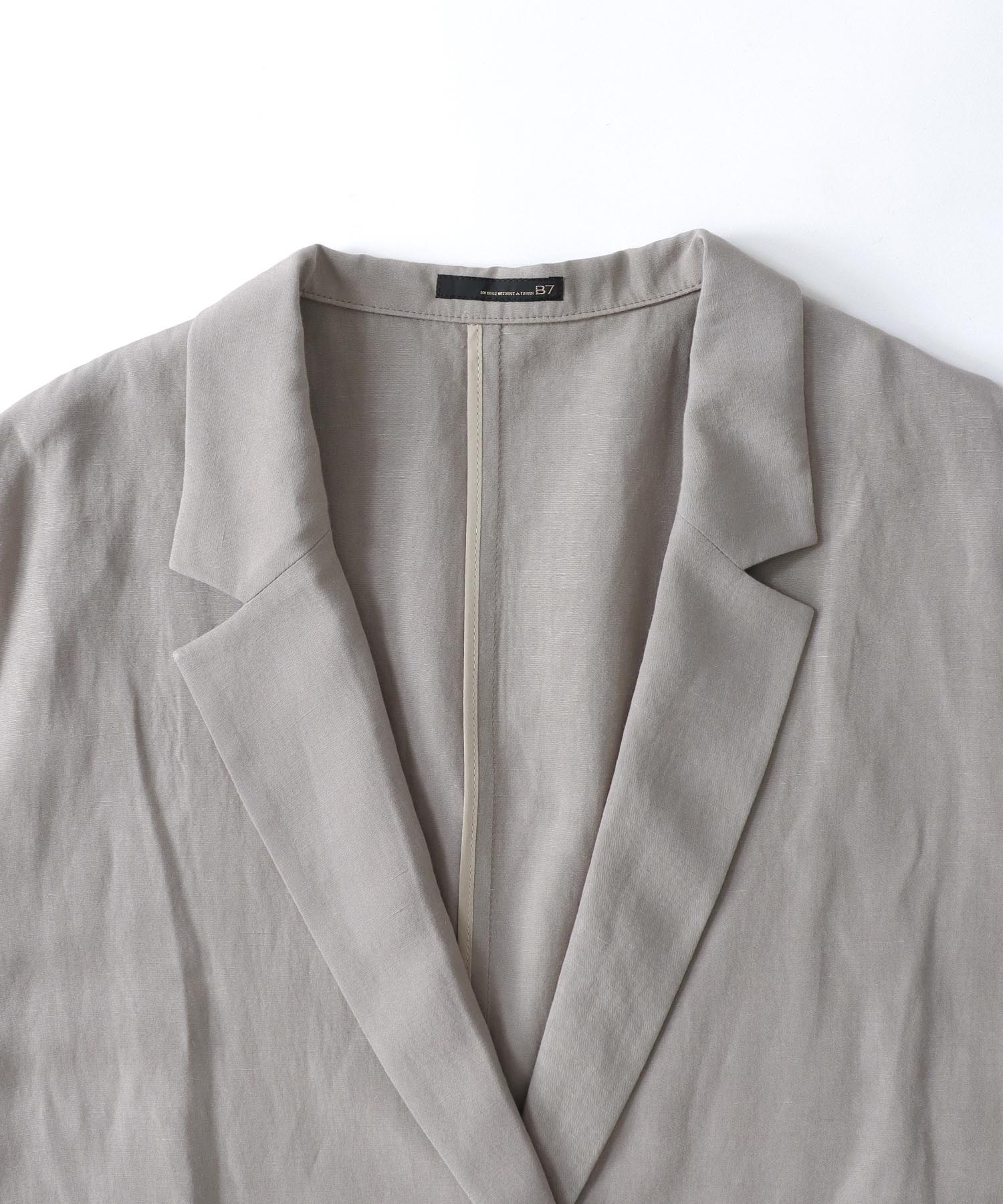 ＜B7＞rayon linen over jacket