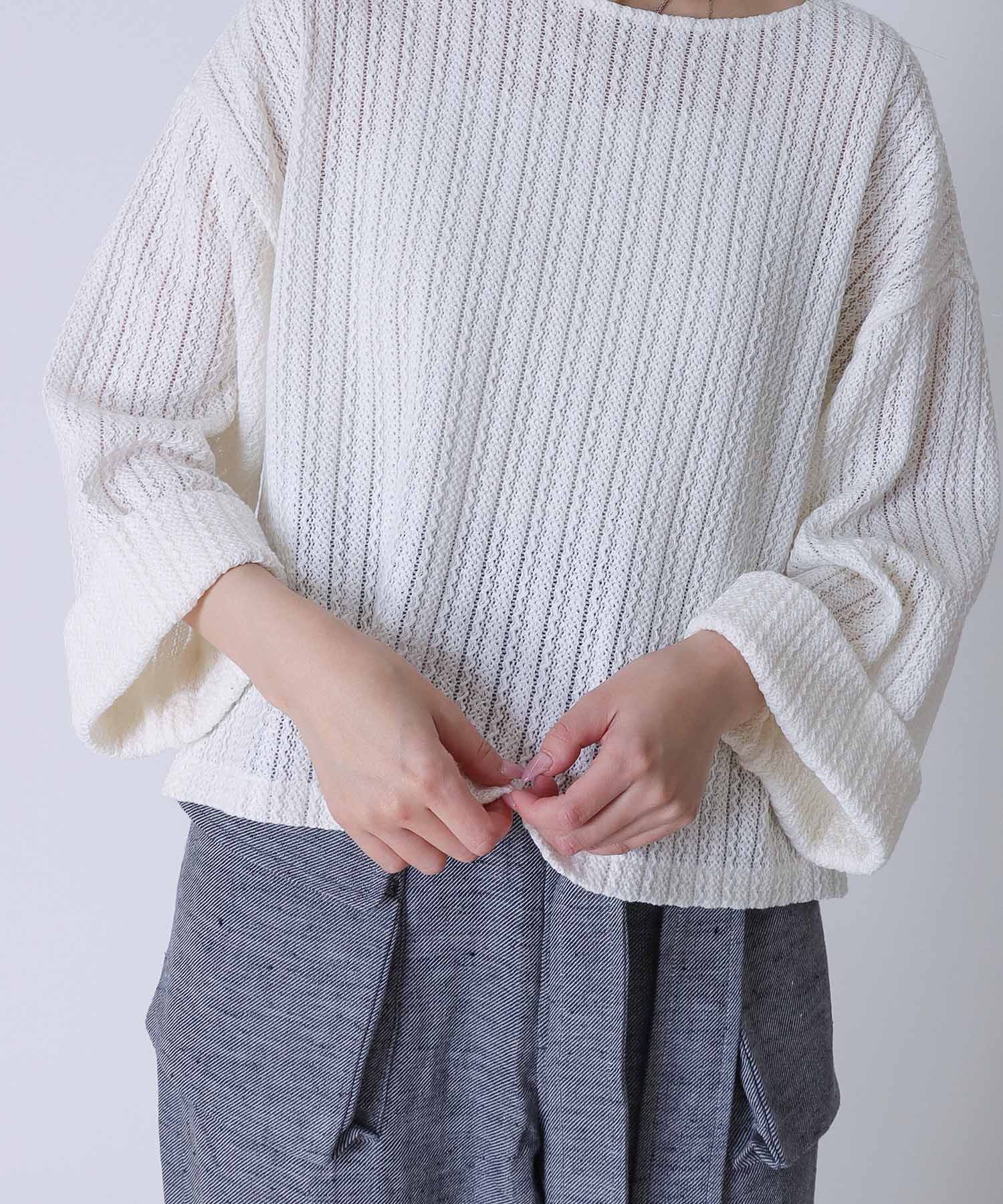 ＜B7＞russell cropped pull