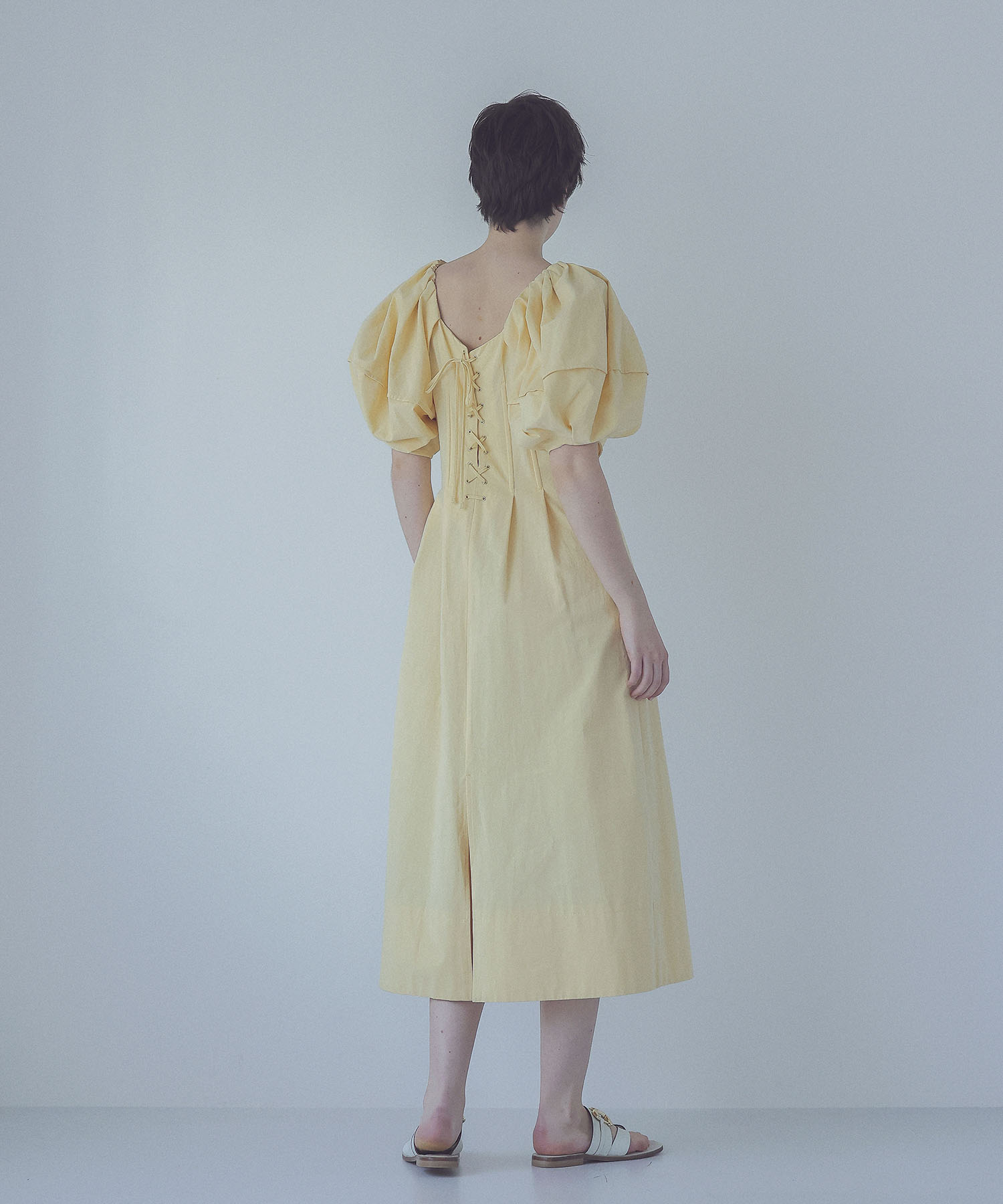 ＜VENIT＞cotton linen washer dress