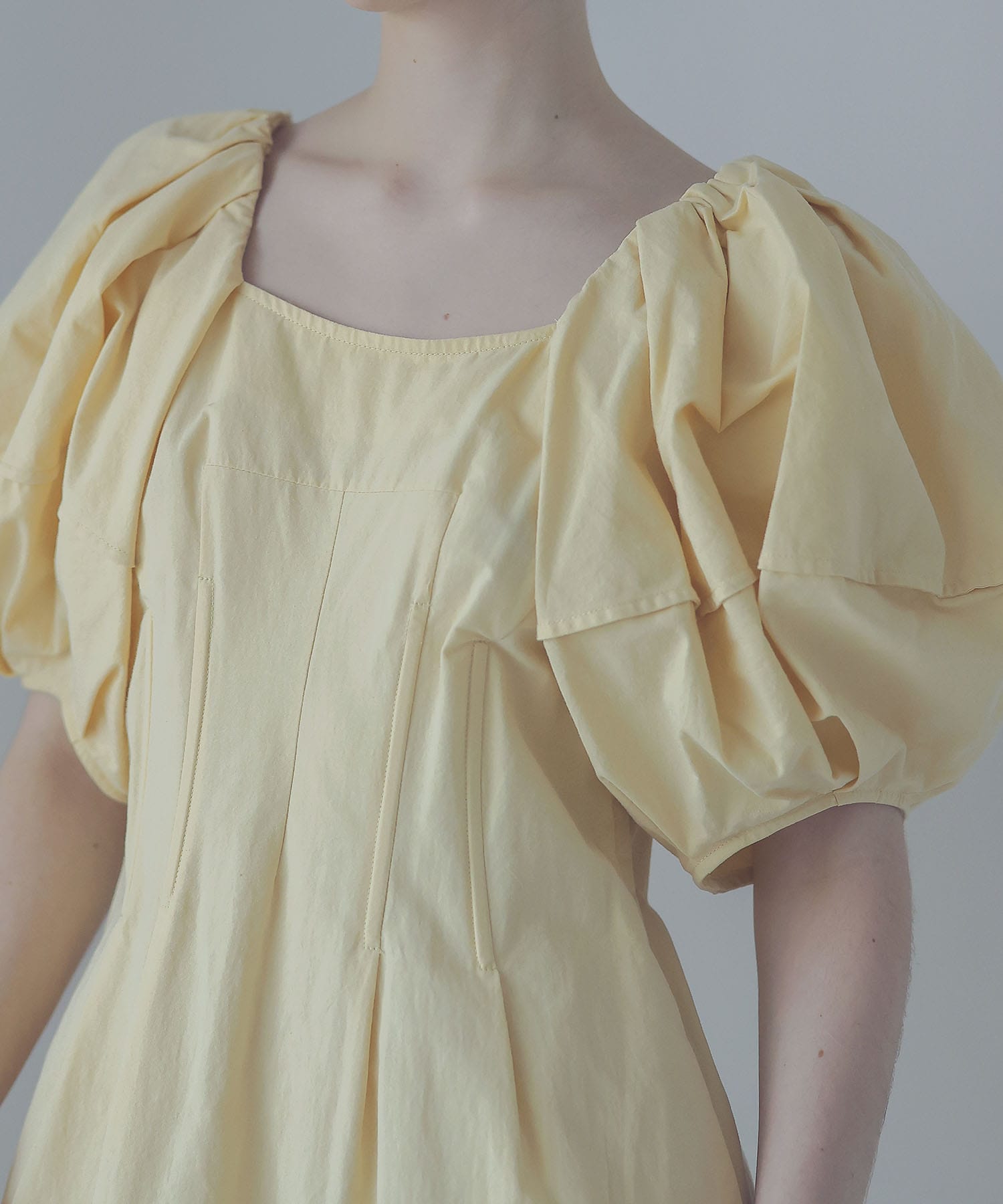 ＜VENIT＞cotton linen washer dress