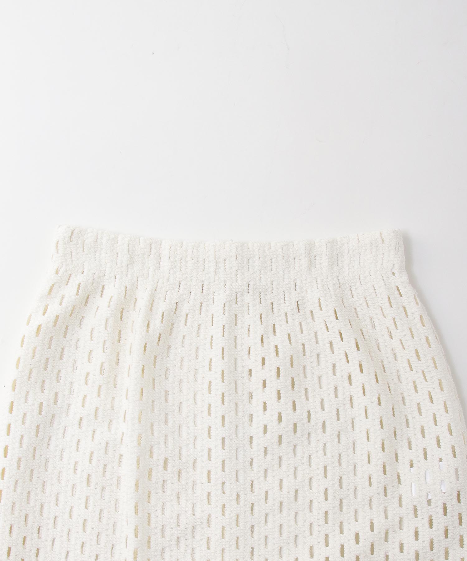 ＜VENIT＞lace fringe skirt