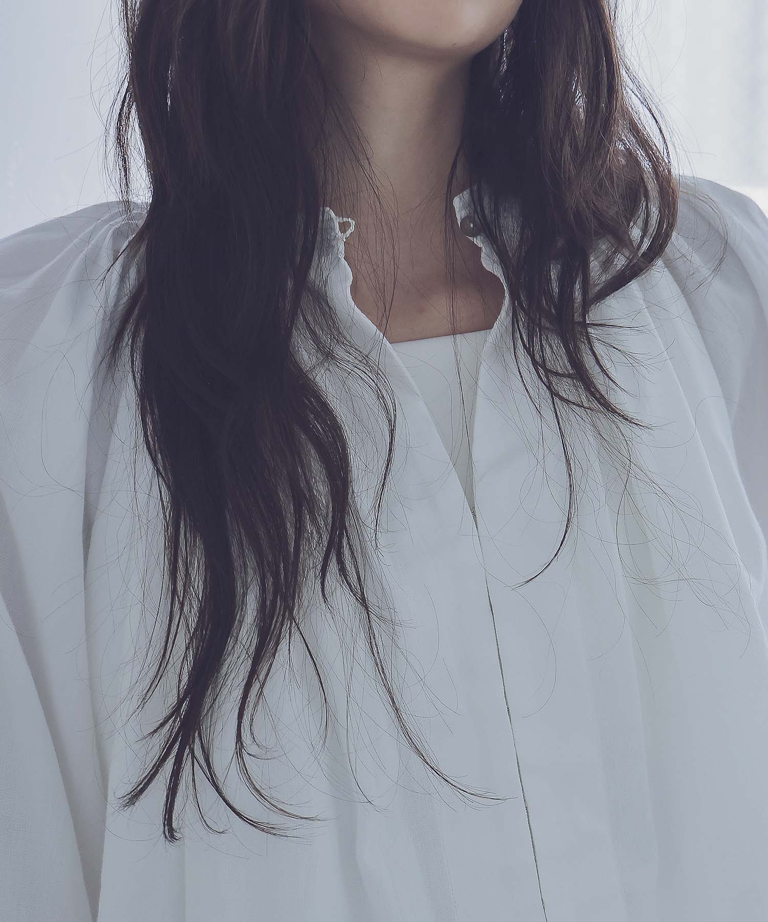 ＜sana＞gather blouse