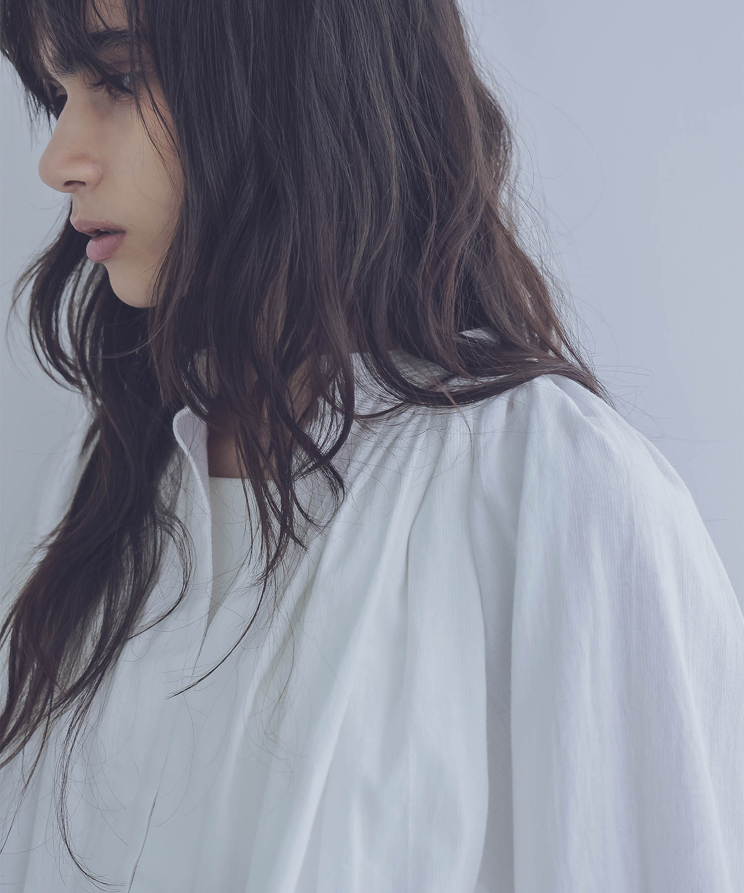 ＜sana＞gather blouse