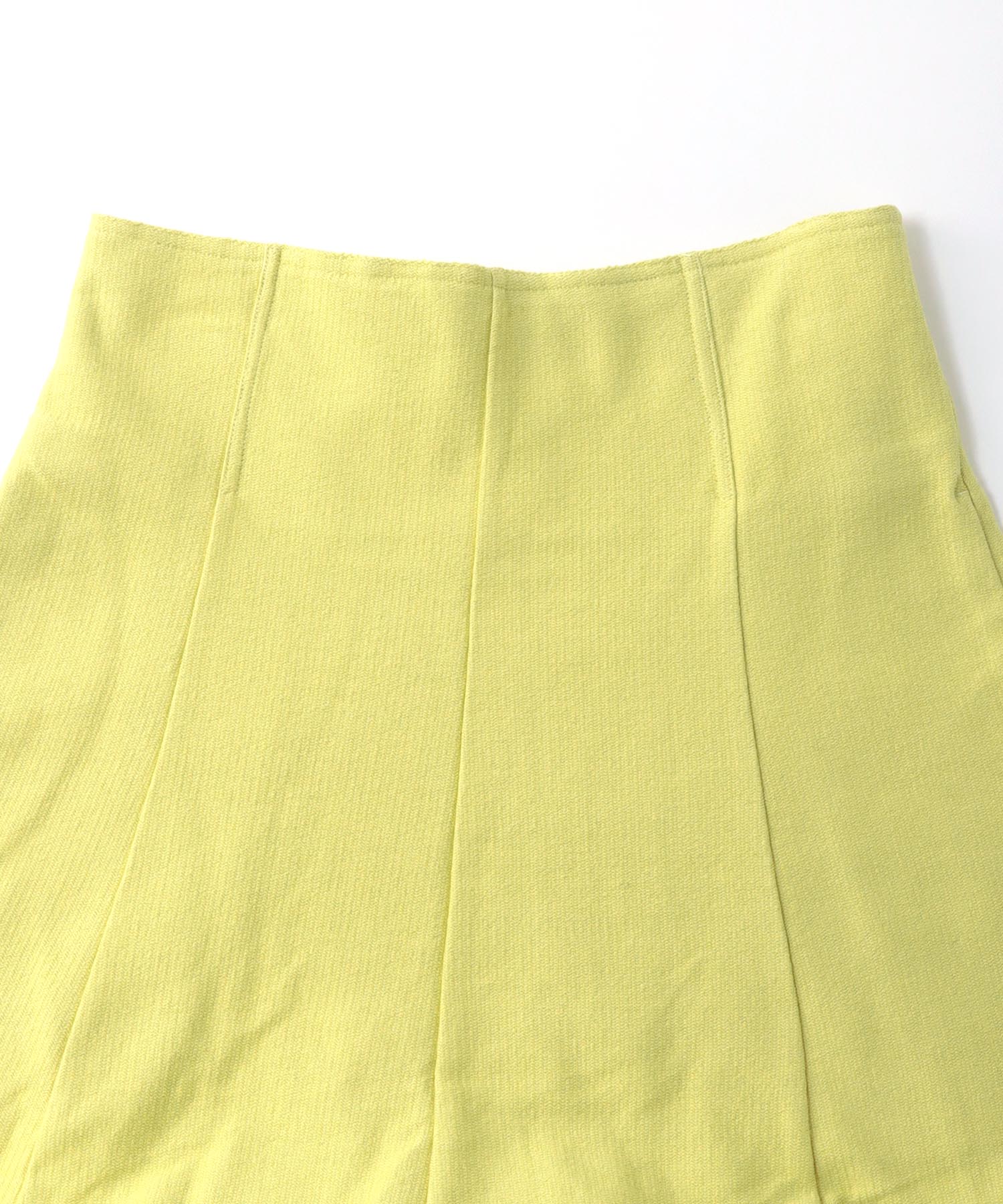 ＜sana＞midlle jersey balloon skirt