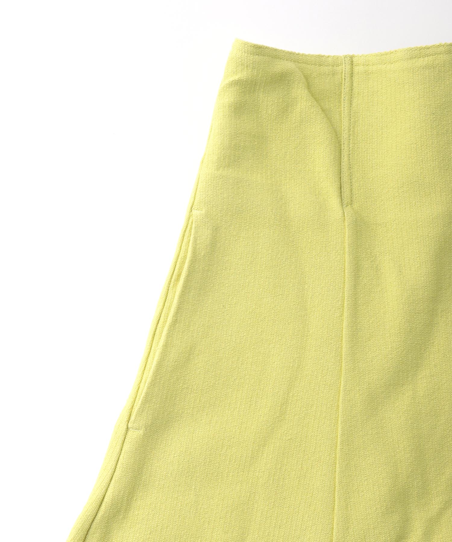 ＜sana＞midlle jersey balloon skirt