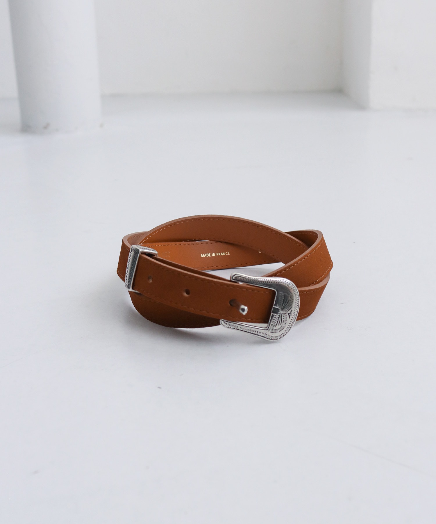 ＜MAISON BOINET＞western motif belt