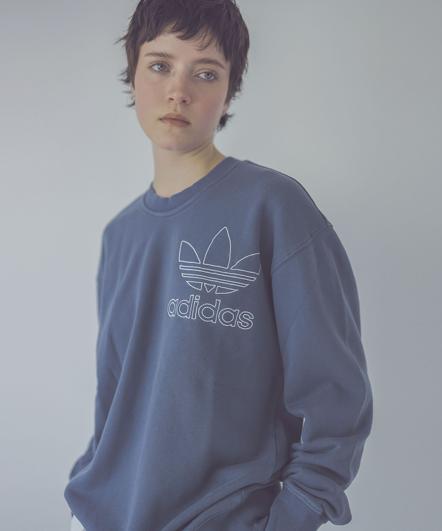 ＜adidas originals＞OUTL TREF CREW