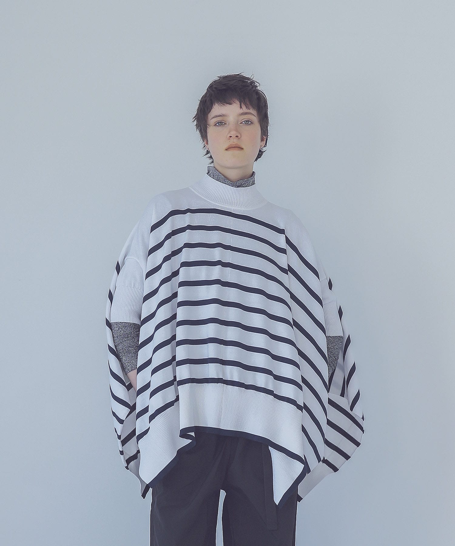 ＜STUMBLY＞deformation pullover knit