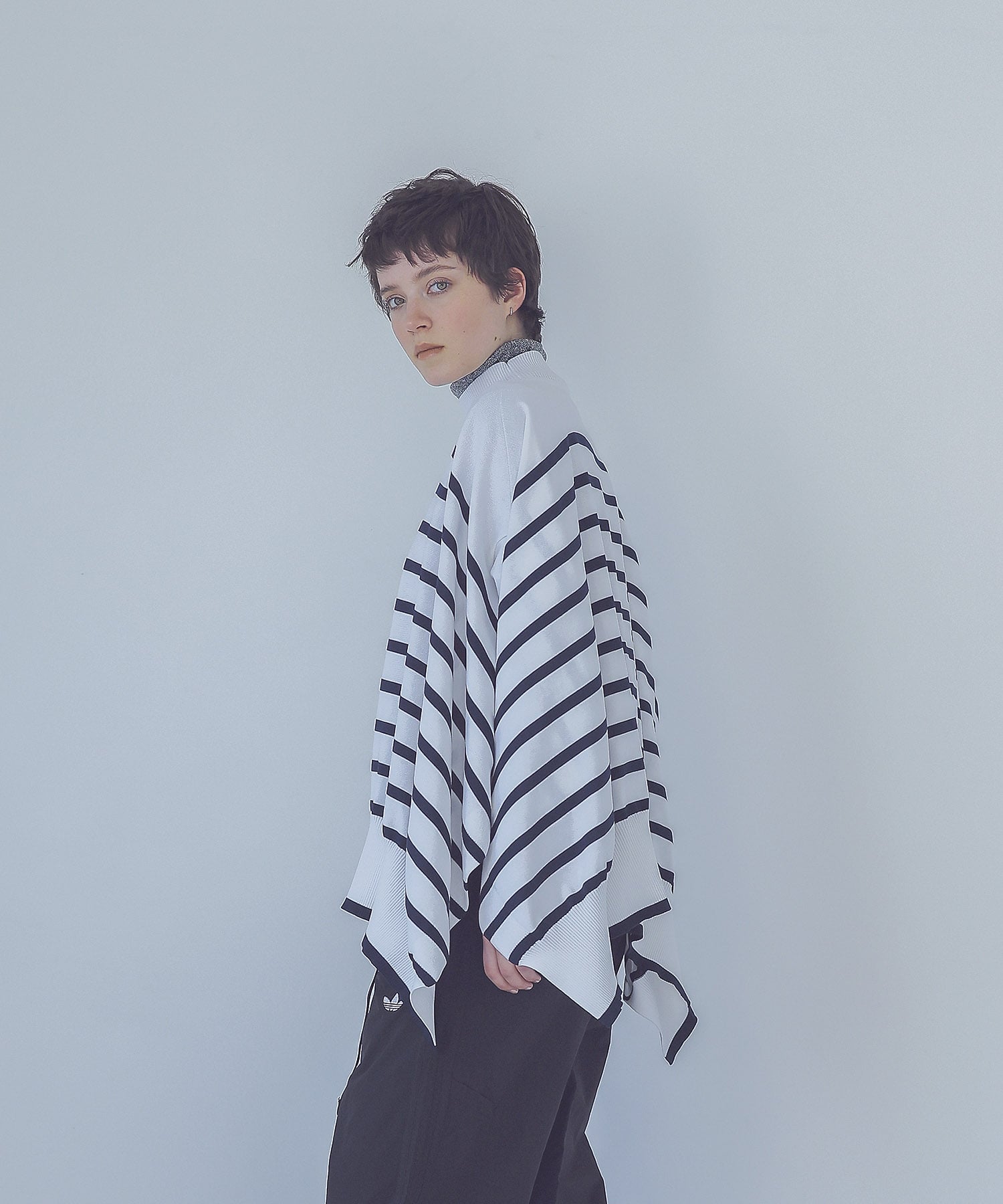 ＜STUMBLY＞deformation pullover knit