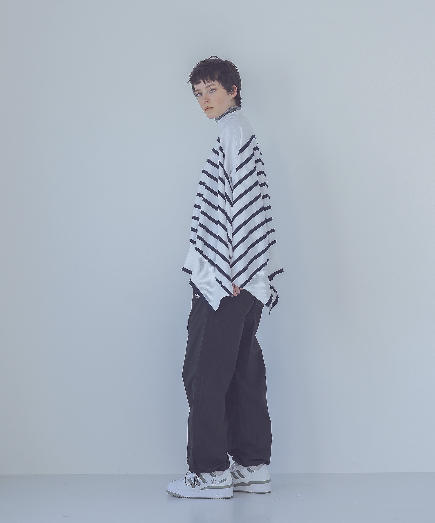 ＜STUMBLY＞deformation pullover knit