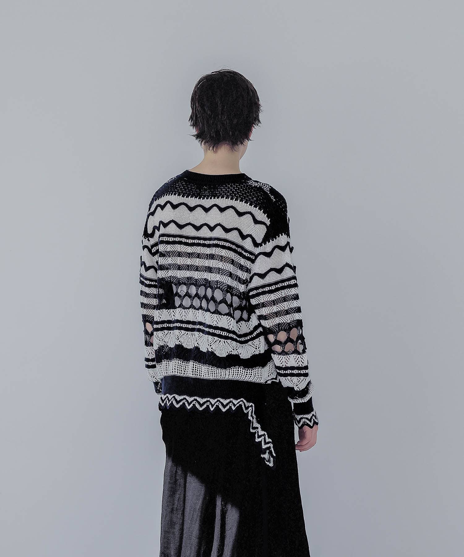 ＜ODAKHA＞crazy lace knit