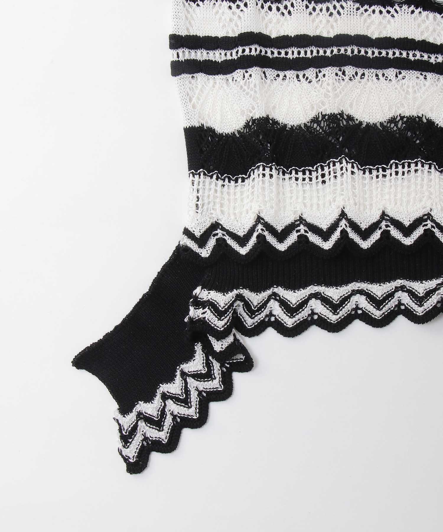 ＜ODAKHA＞crazy lace knit