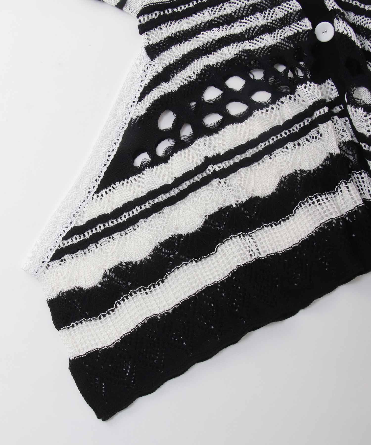 ＜ODAKHA＞crazy lace knit cardigan