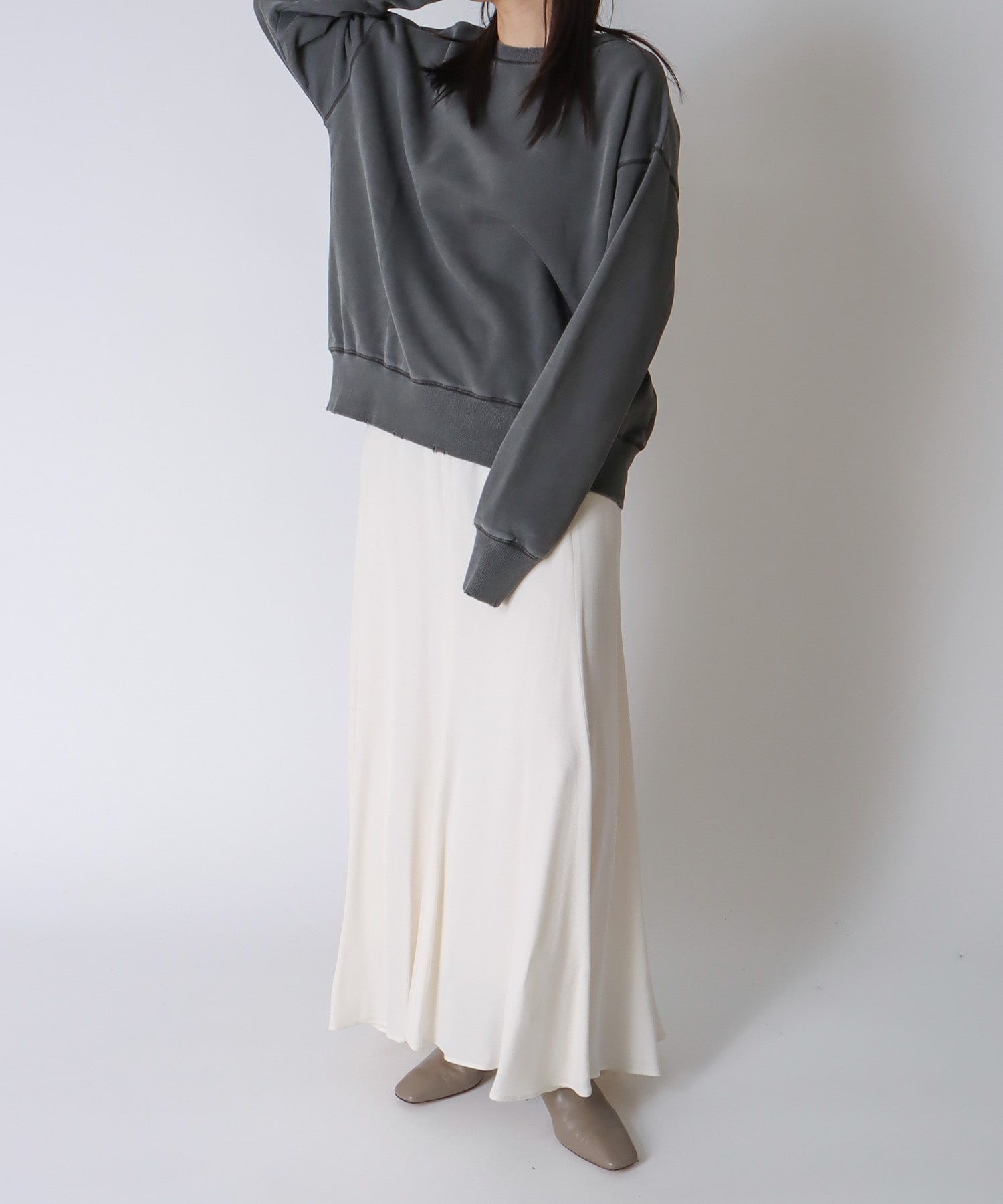 vintage like pigment pullover