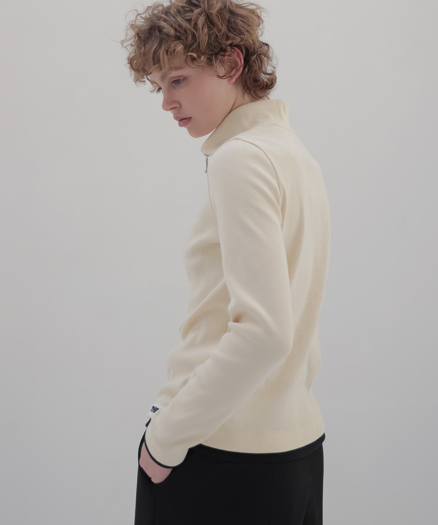 ＜THREE DOTS TURQUOISE × DRESSLAVE＞HALF ZIP PULLOVER