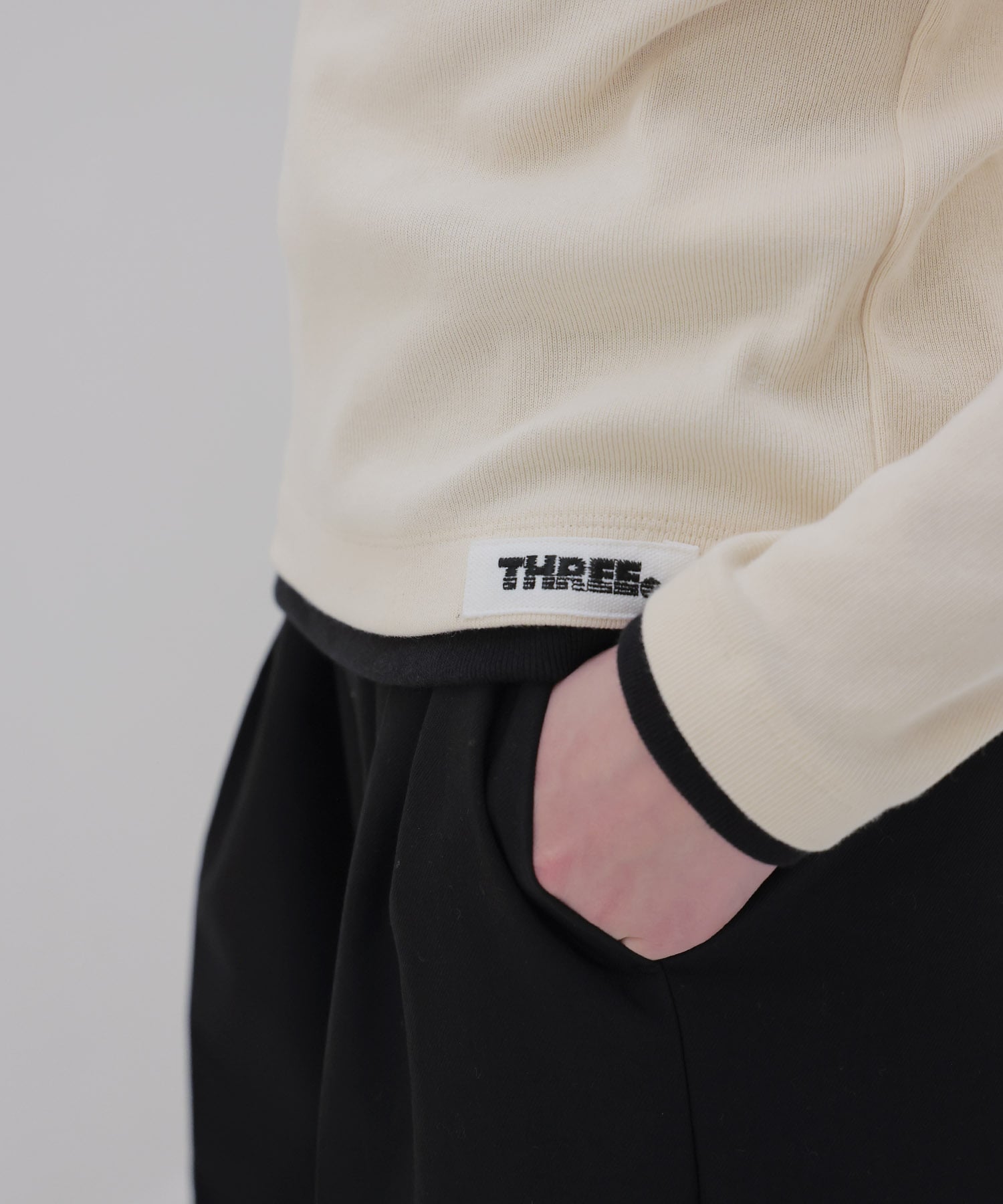 ＜THREE DOTS TURQUOISE × DRESSLAVE＞HALF ZIP PULLOVER