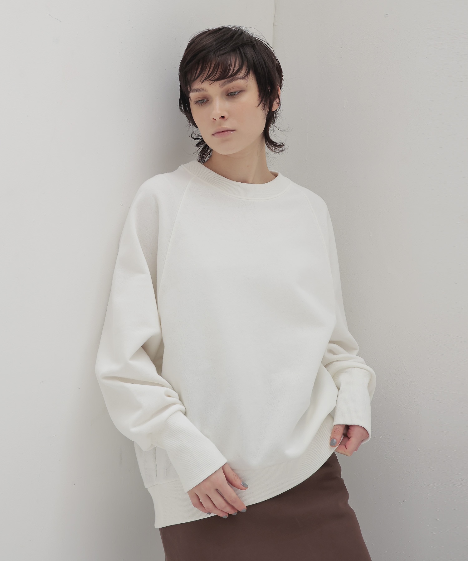 ＜Sugar Rose＞zip 2way sweat pull