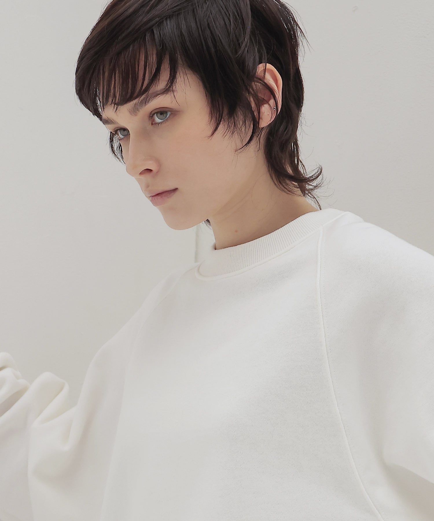 ＜Sugar Rose＞zip 2way sweat pull
