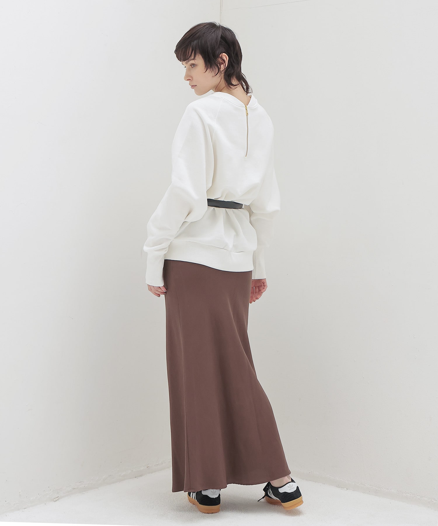 ＜Sugar Rose＞zip 2way sweat pull