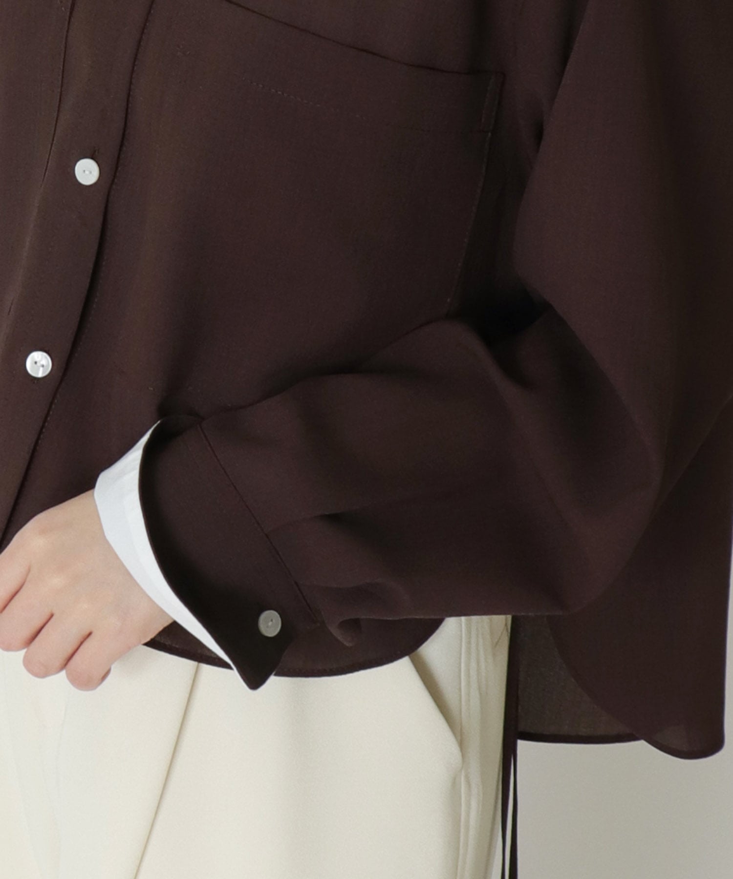 ＜B7＞dry vintage side string blouse