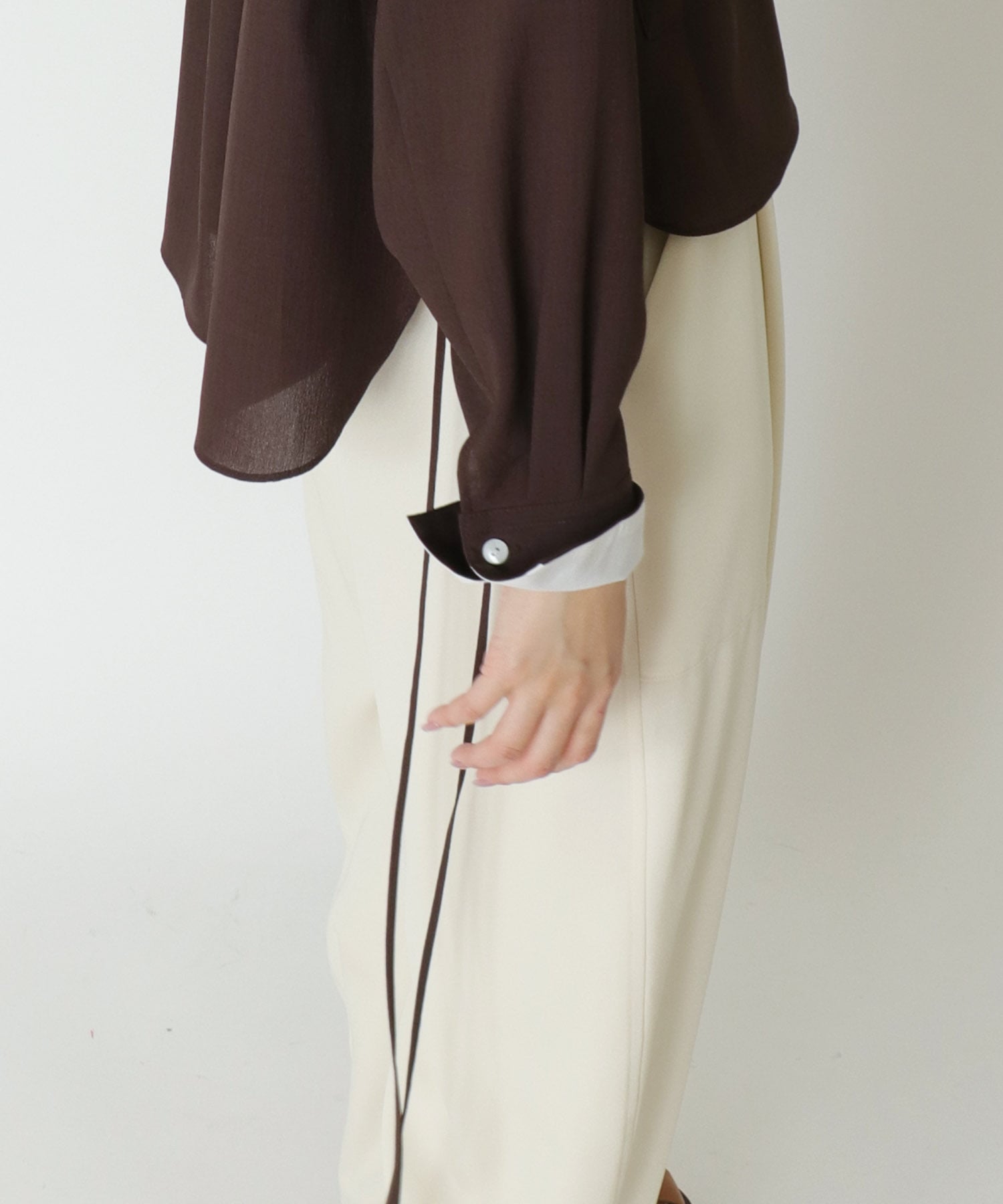 ＜B7＞dry vintage side string blouse