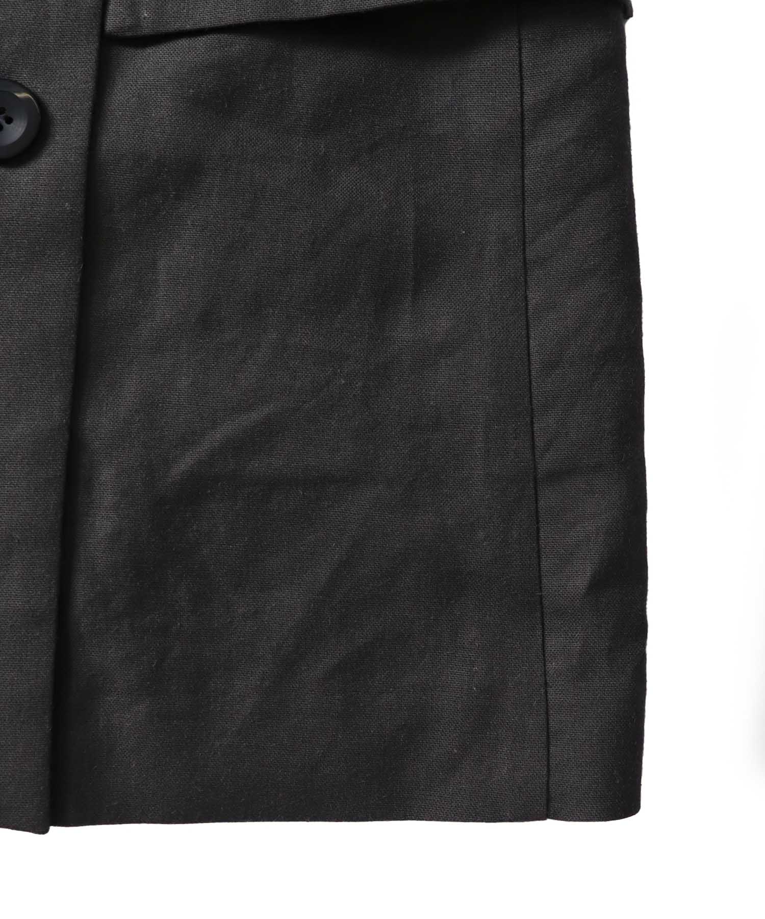 ＜B7＞big linen  double jacket