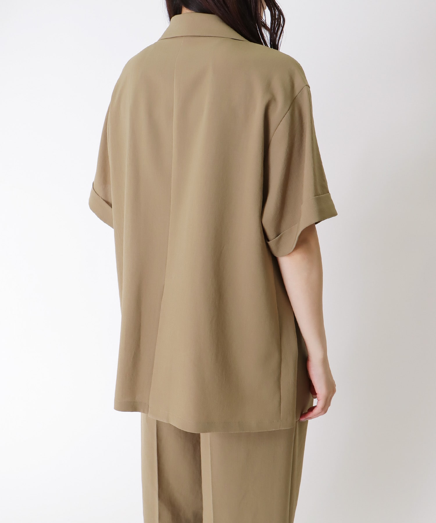 ＜B7＞twill half sleeve w jacket