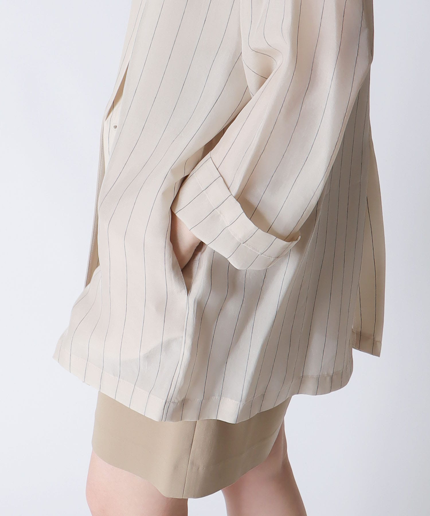 ＜B7＞cupra stripe jacket