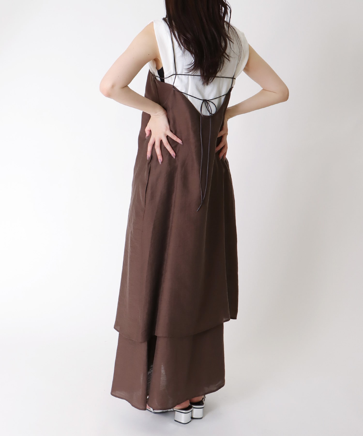 ＜B7＞camisole jumper dress