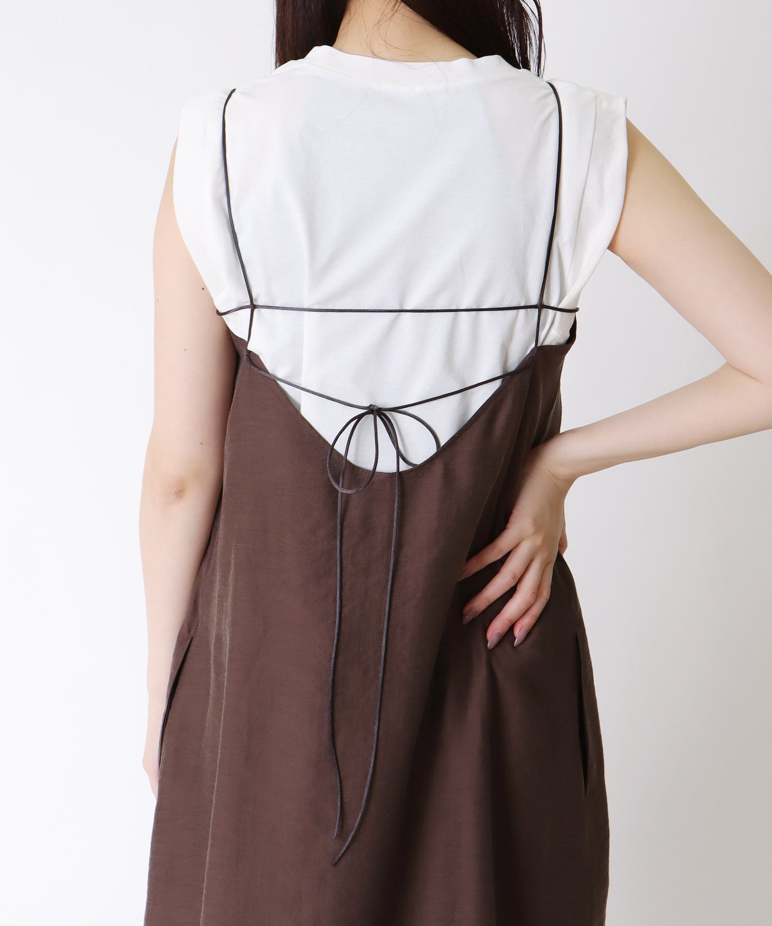 ＜B7＞camisole jumper dress