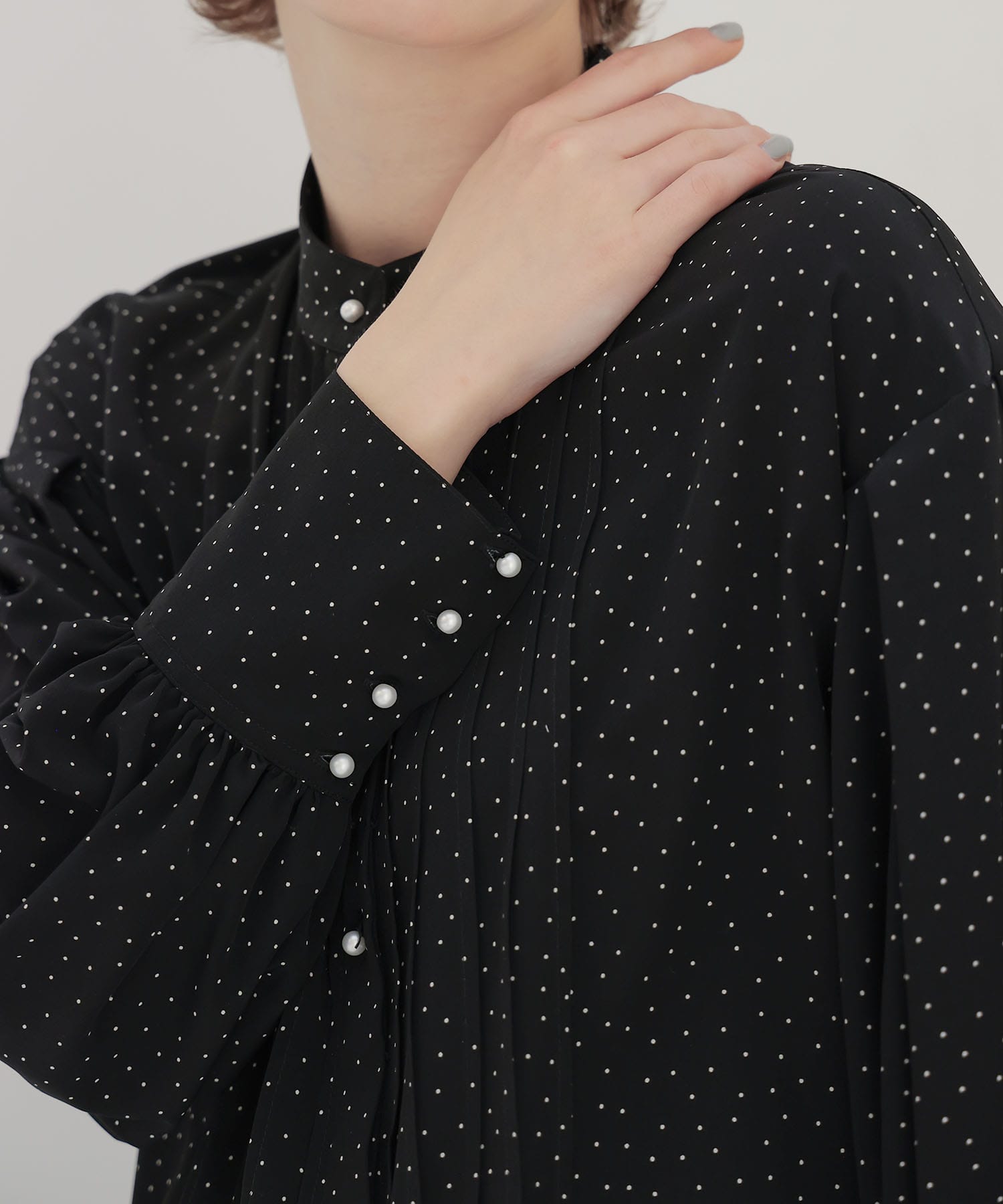＜TSURU by Mariko Oikawa＞Ruler dot print