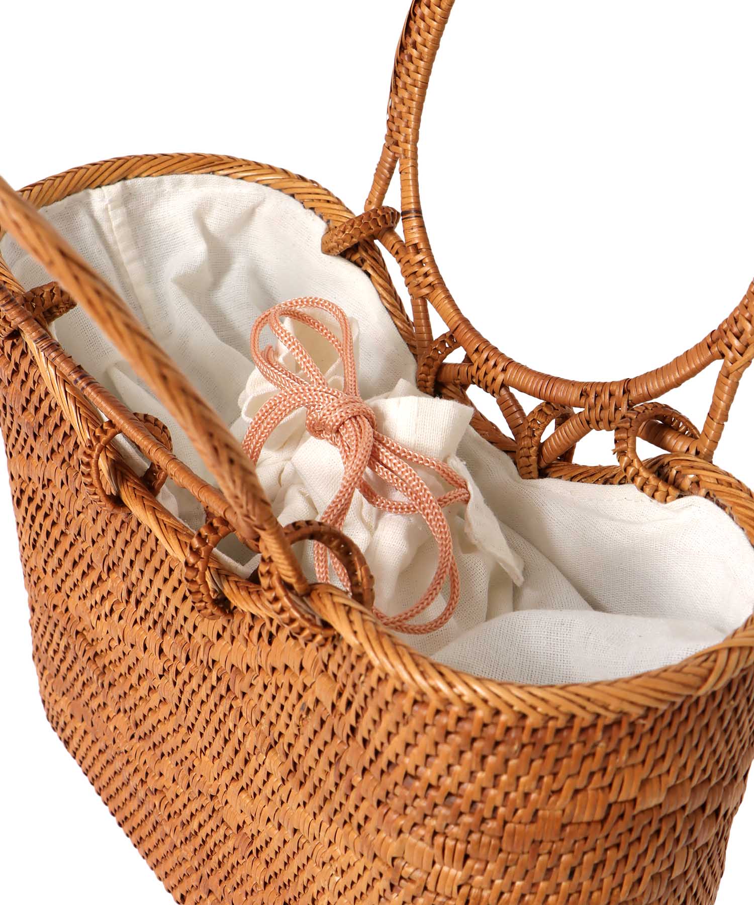 ＜BALI WERKSTATTE＞Ate Basket- Losange Motif