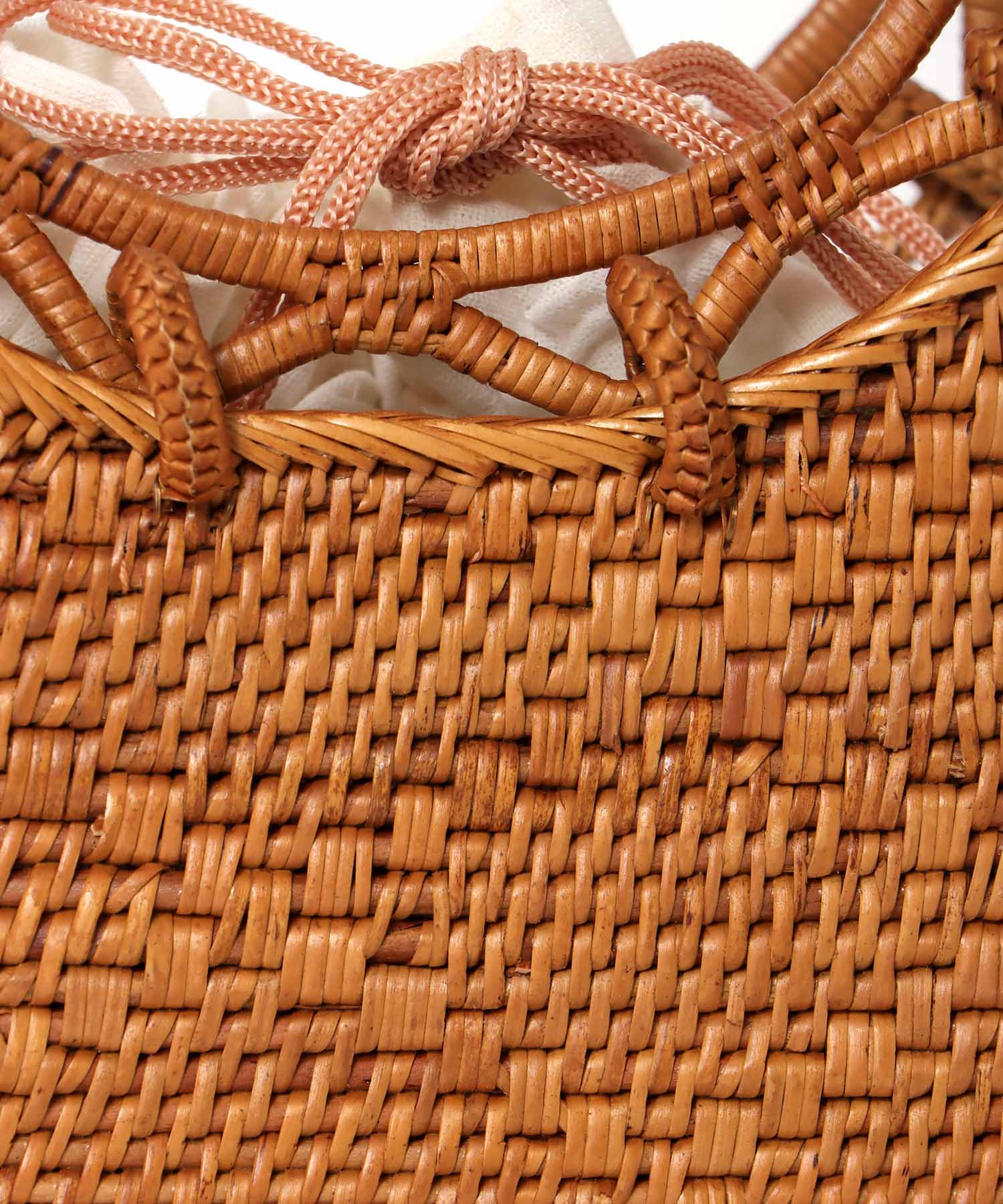 ＜BALI WERKSTATTE＞Ate Basket- Losange Motif