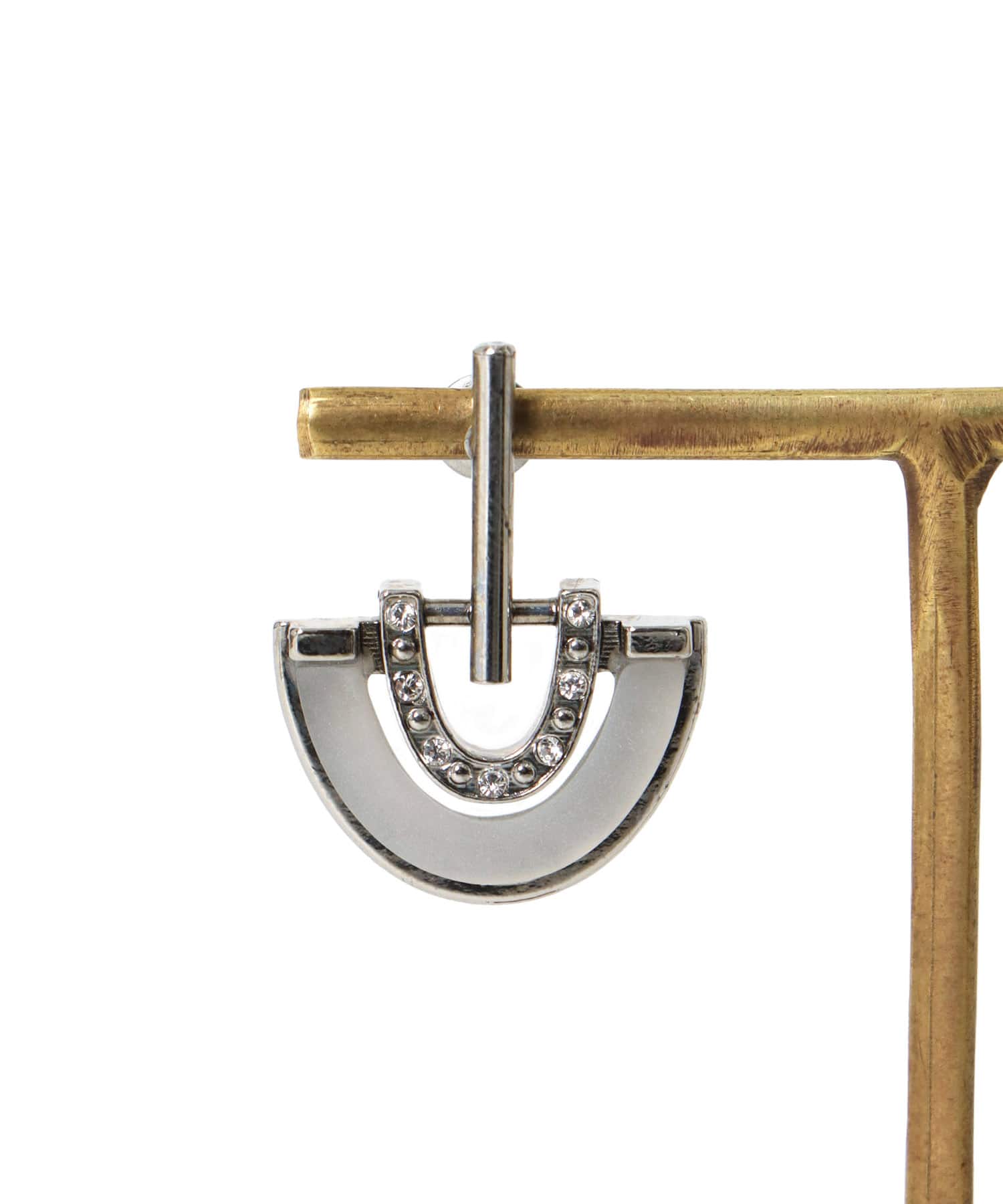 ＜ADER .bijoux＞FER A CHEVAL fan shape bar pierce